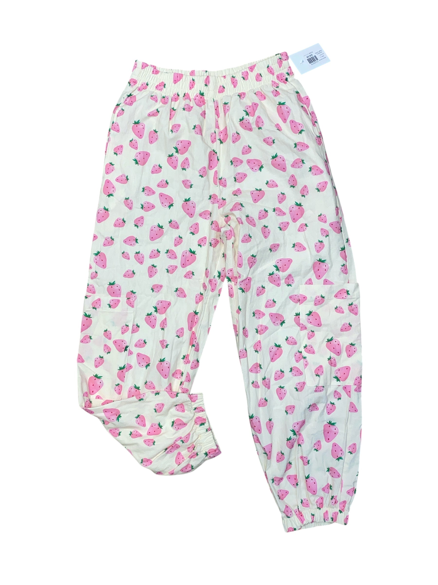 pink green white sabina sommer strawberry jogger pocket, s