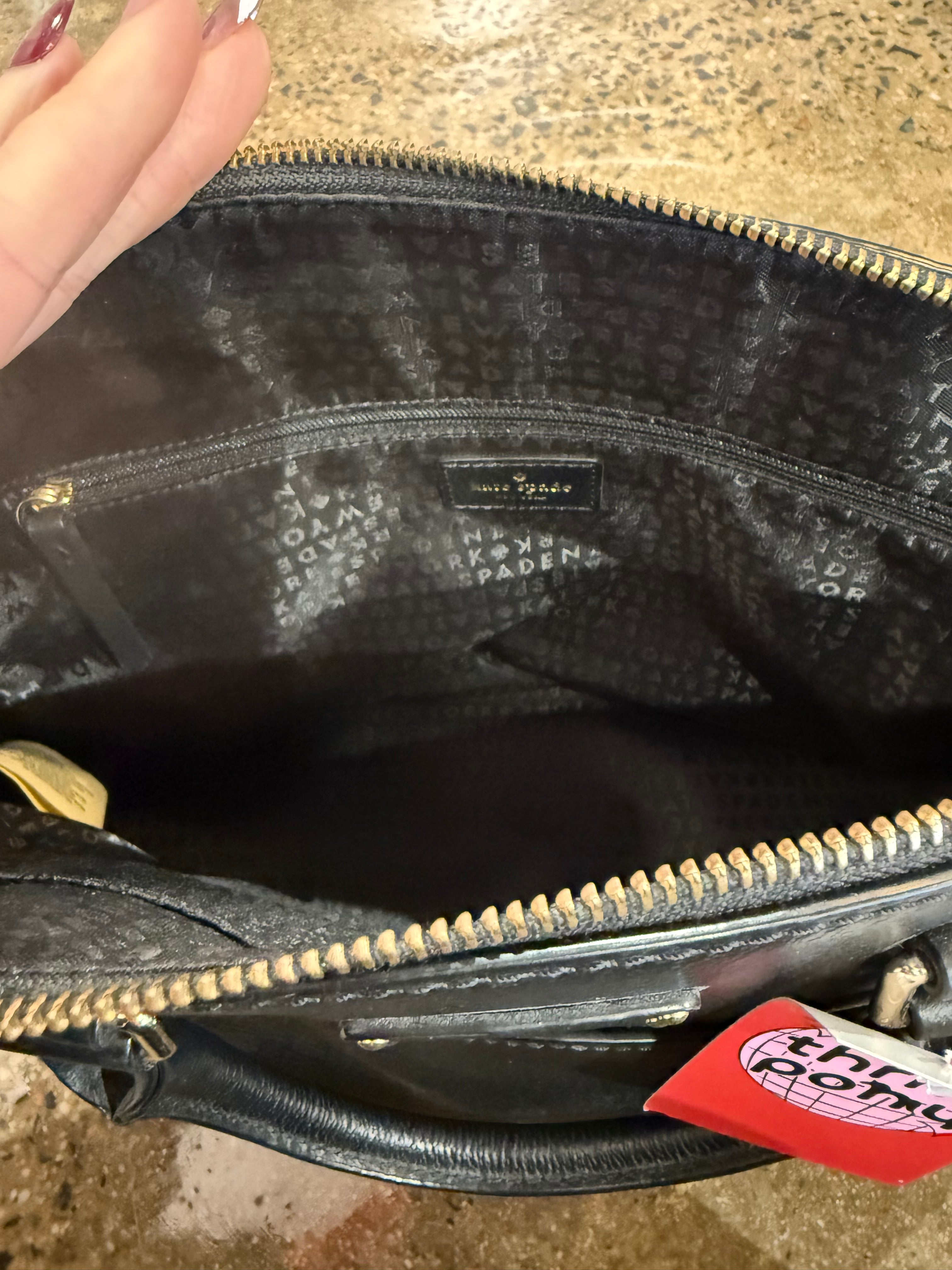 black kate spade shoulder bag