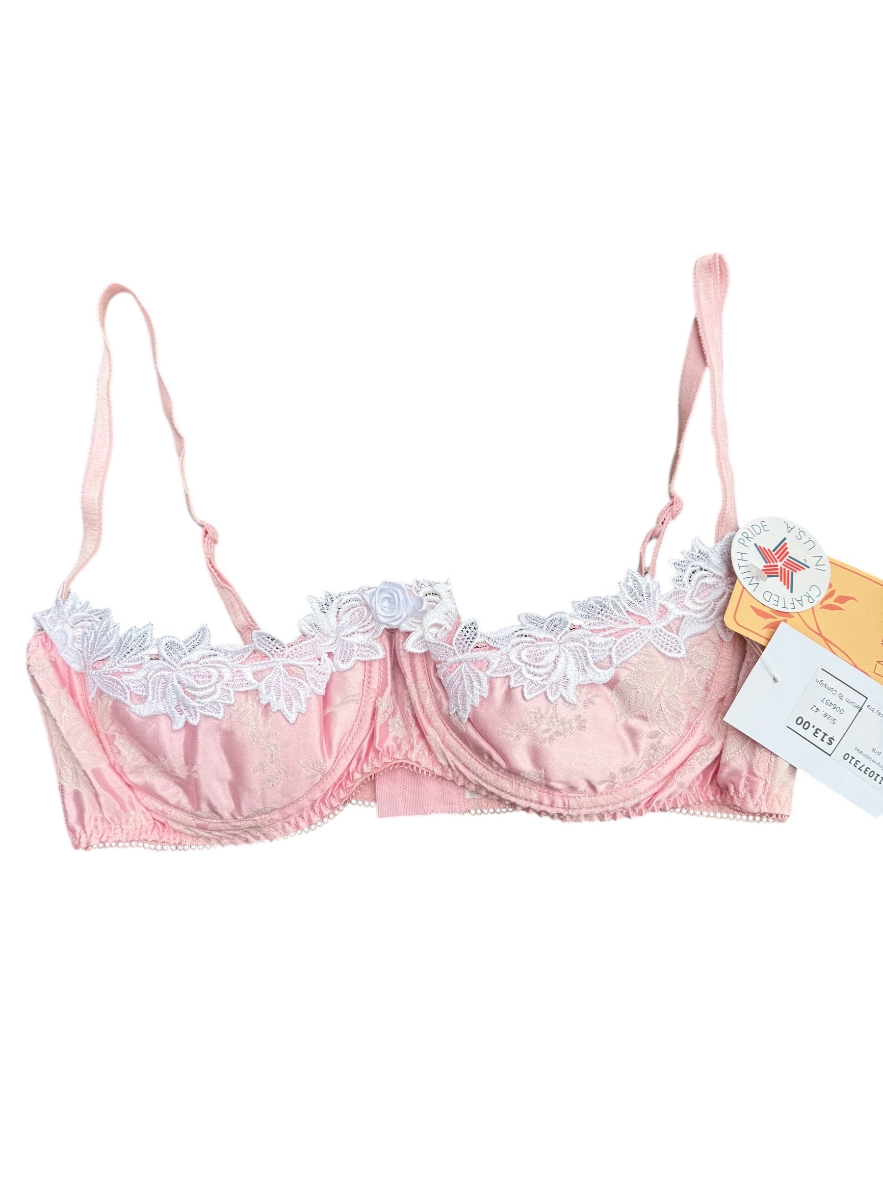 pink Empire Intimates , 44 half cup bra (runs small)