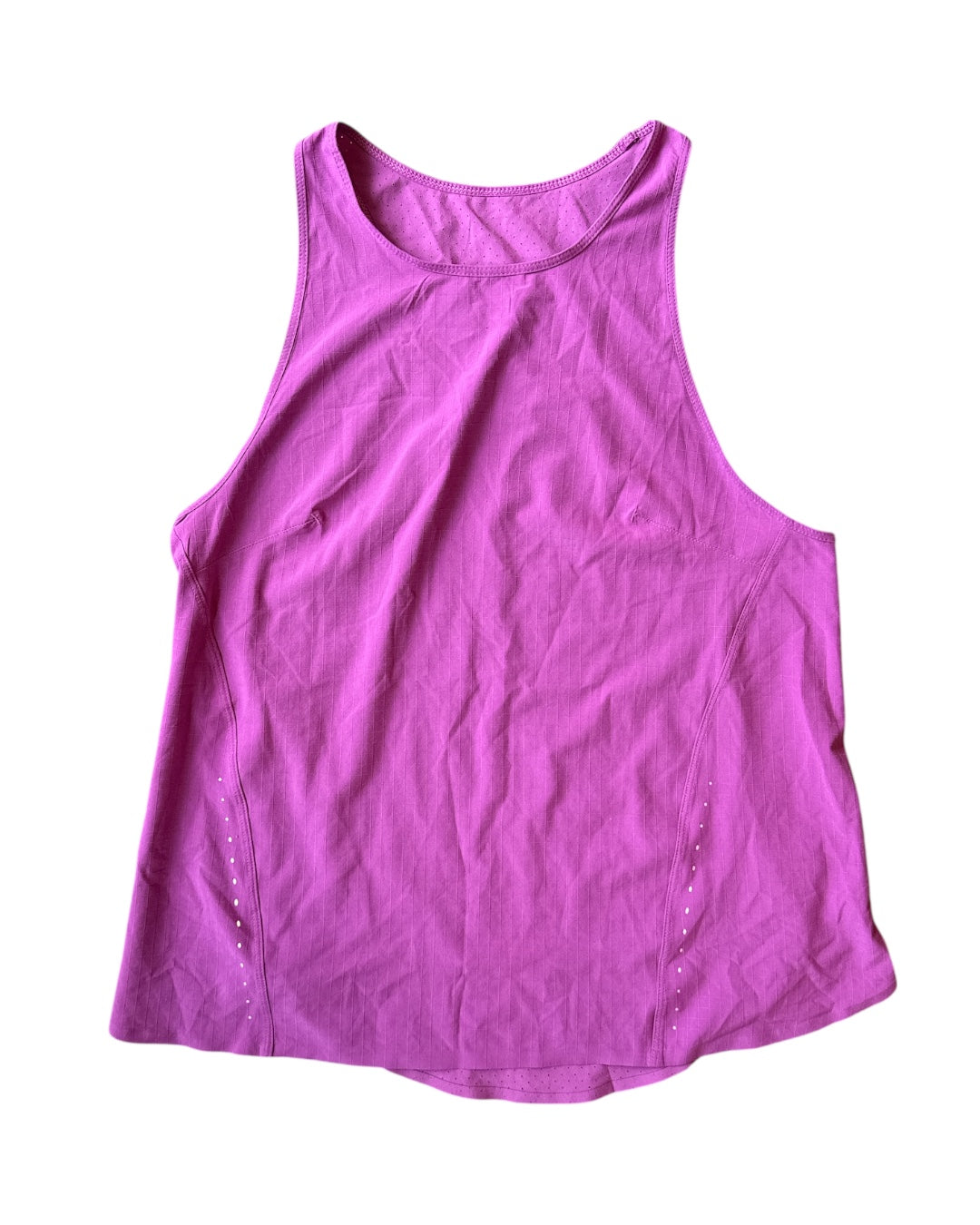 purple lululemon vented racer back tank top, S