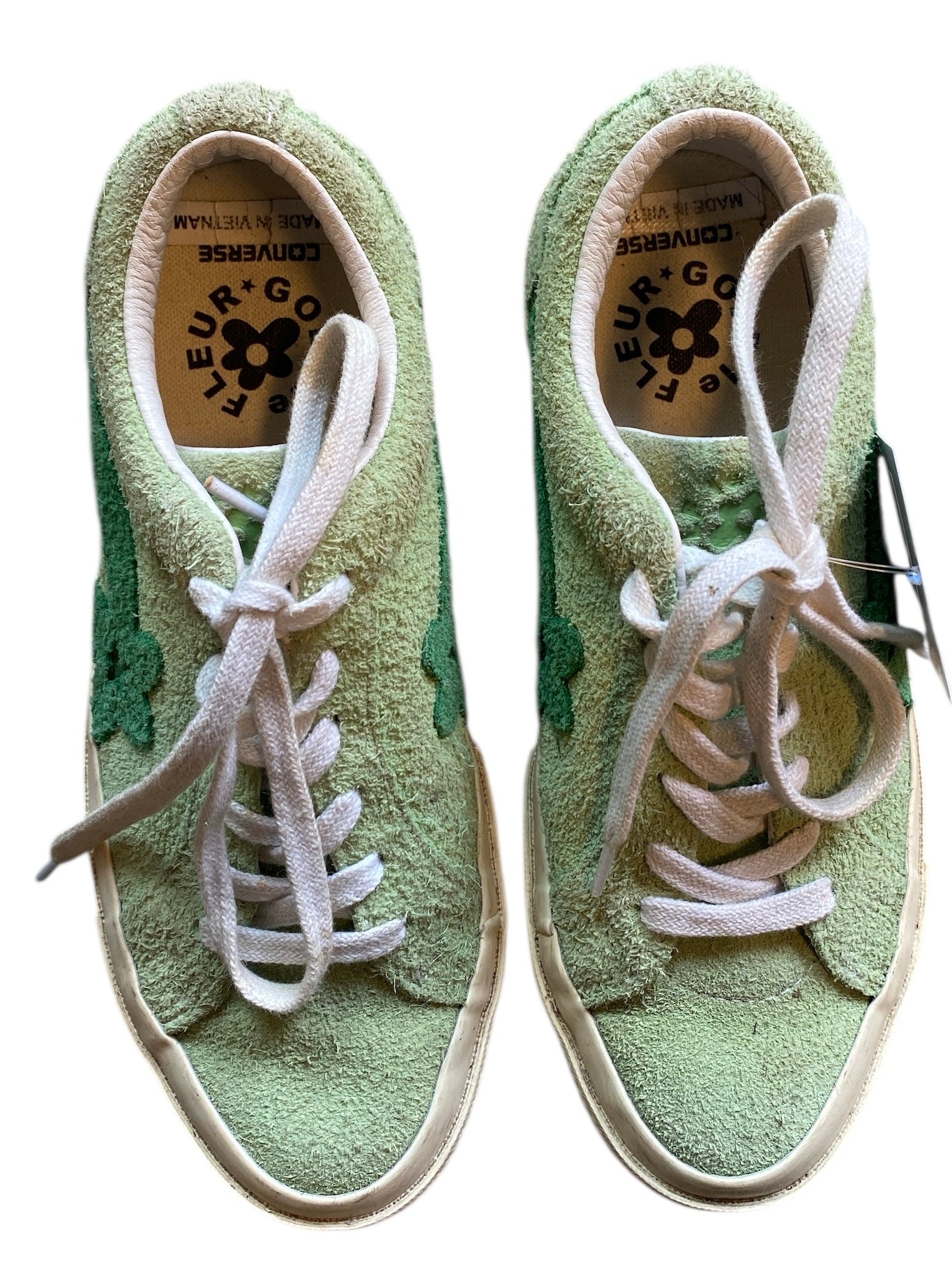green converse textured golf lowtop sneakers, 4