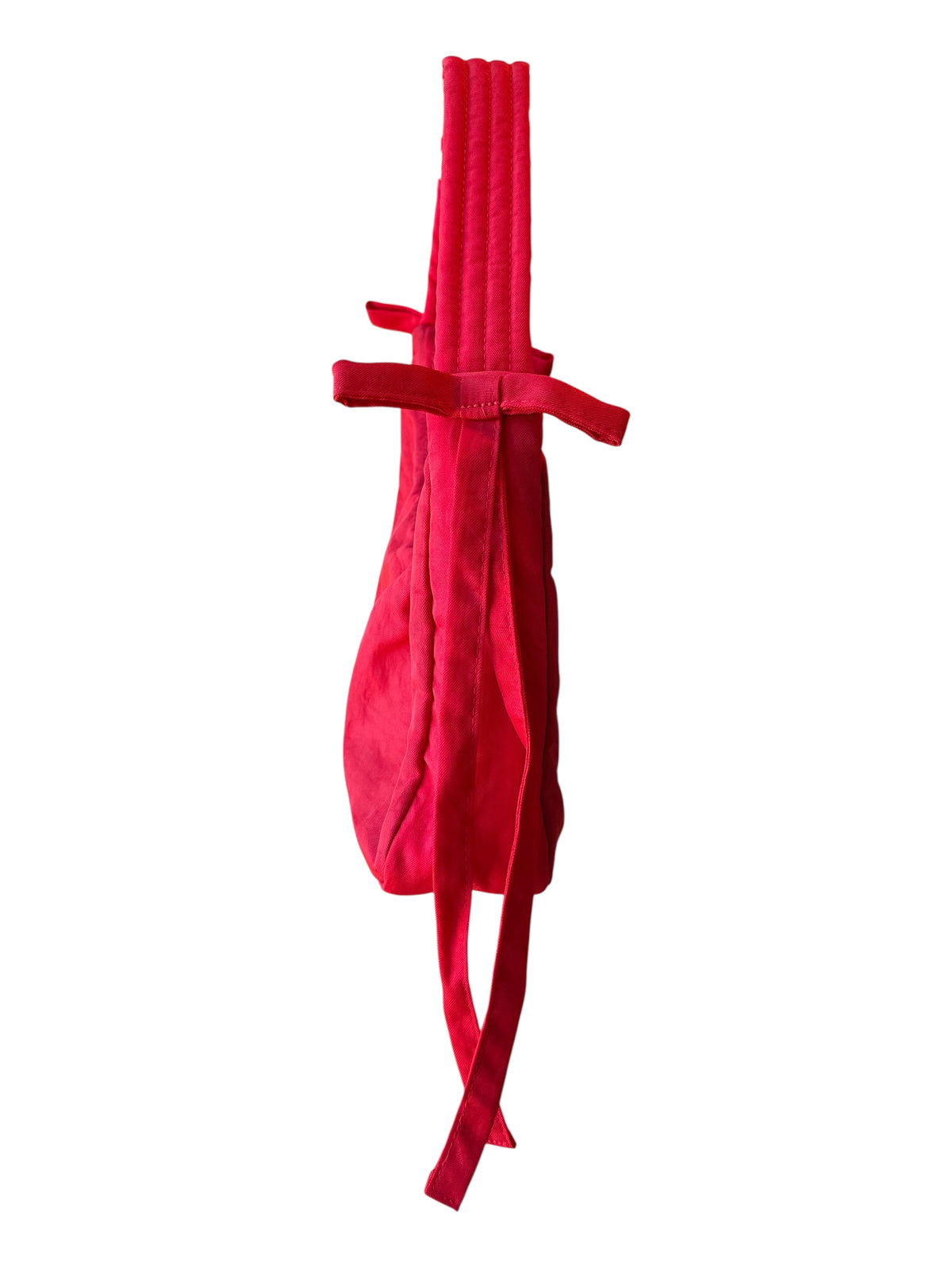 Red sandy liang baggu Bow crescent mini bag