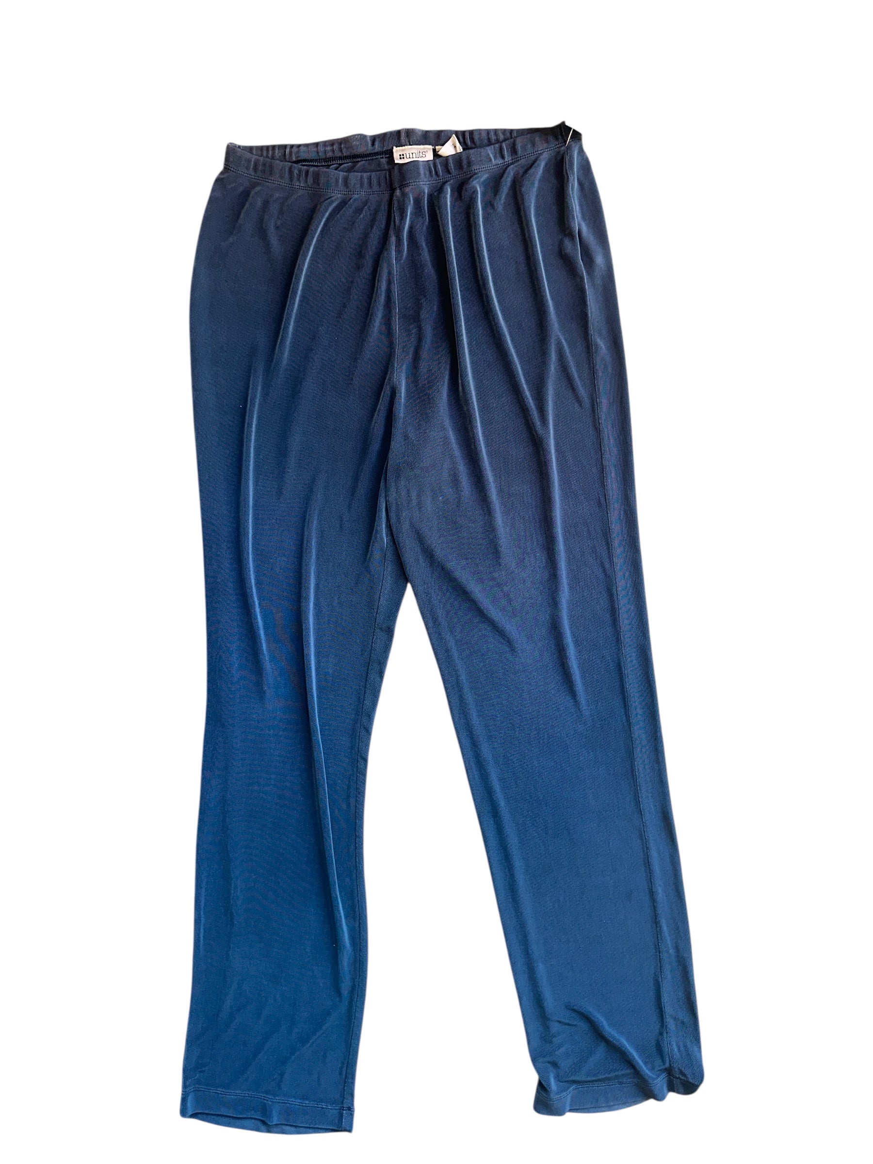blue units slinky pants, m