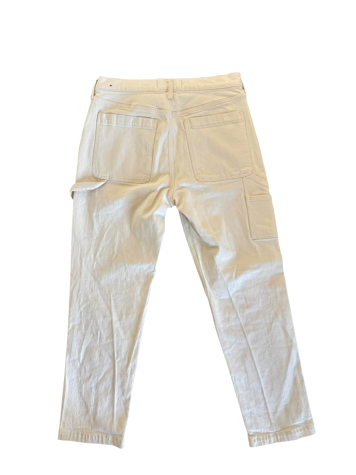 cream abercrombie loose jeans, 33x32
