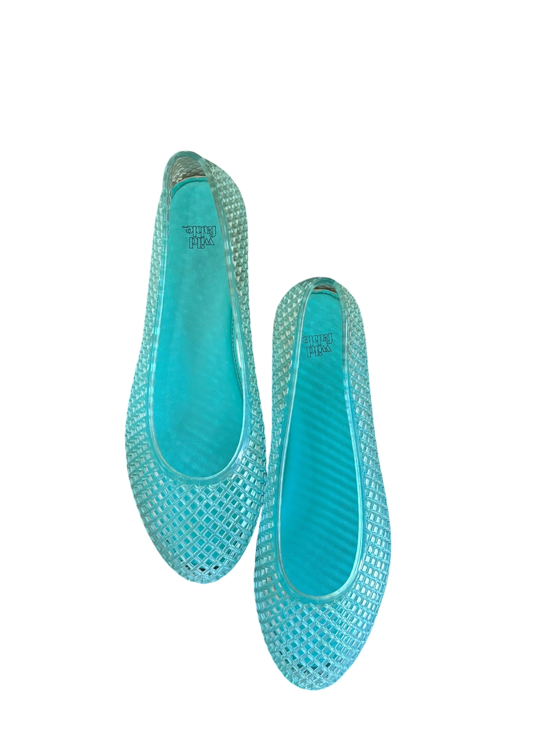 teal wild fable mesh jelly flats, 8