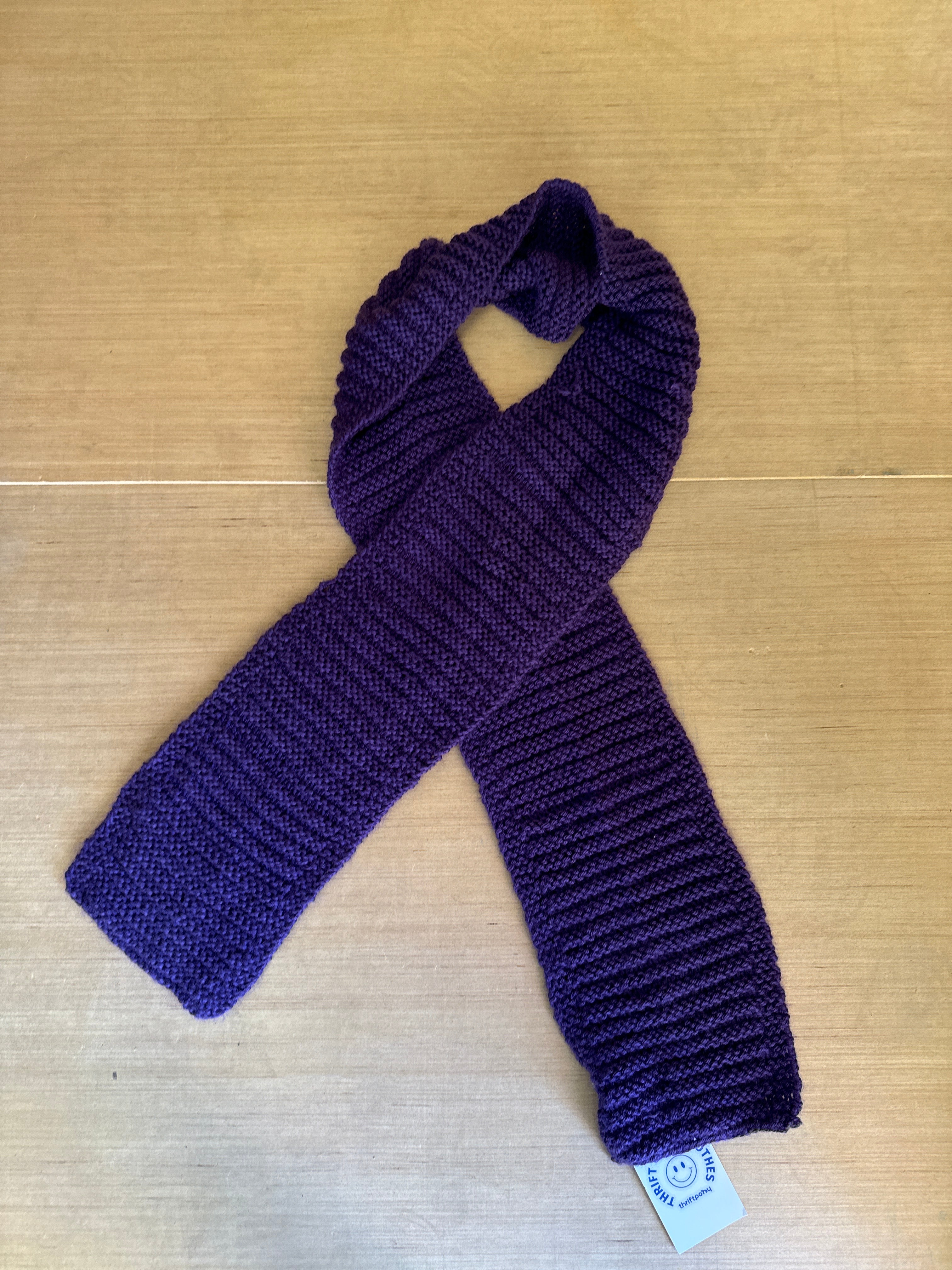 Purple  Knit scarf