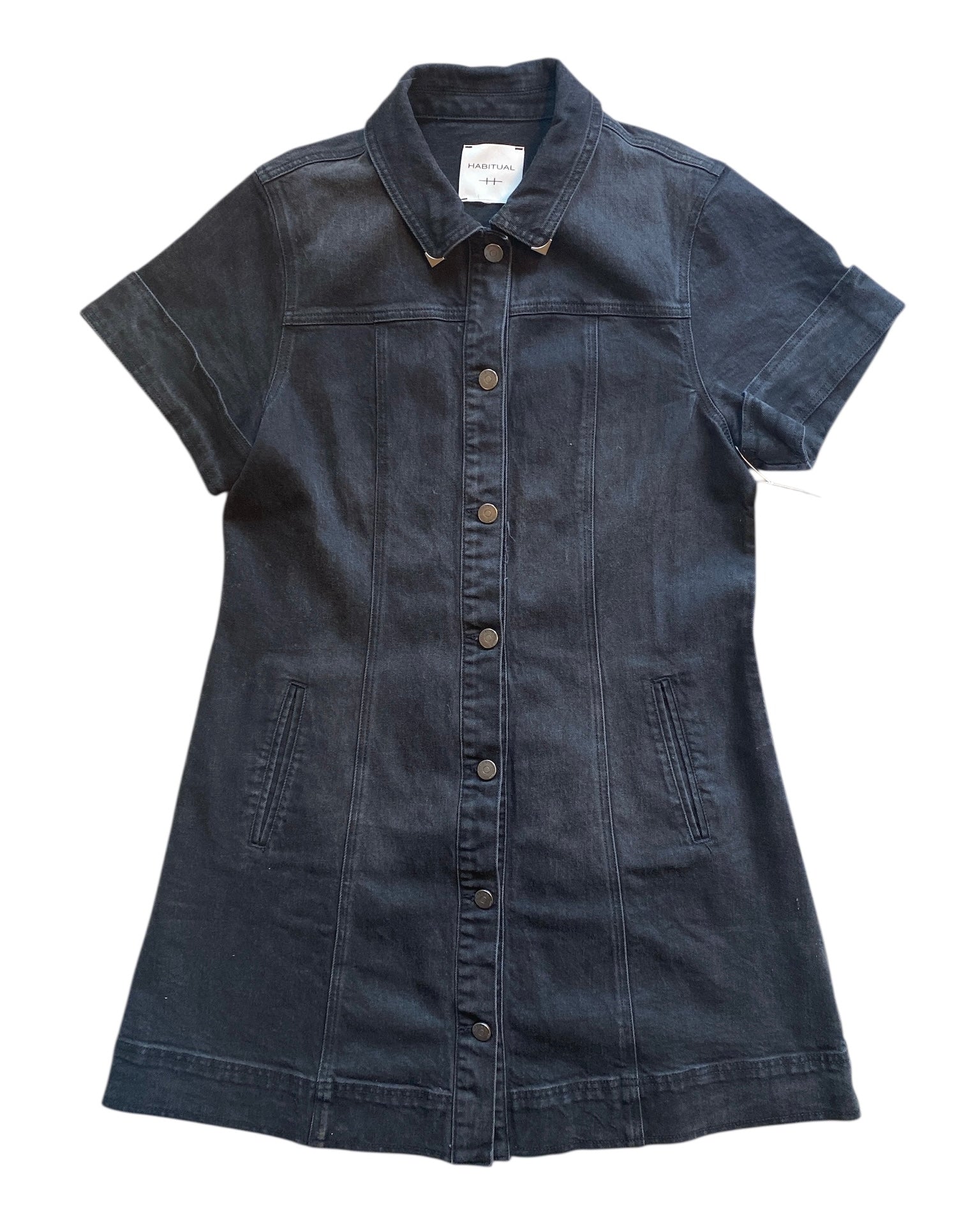Black Habitual Denim dress, L