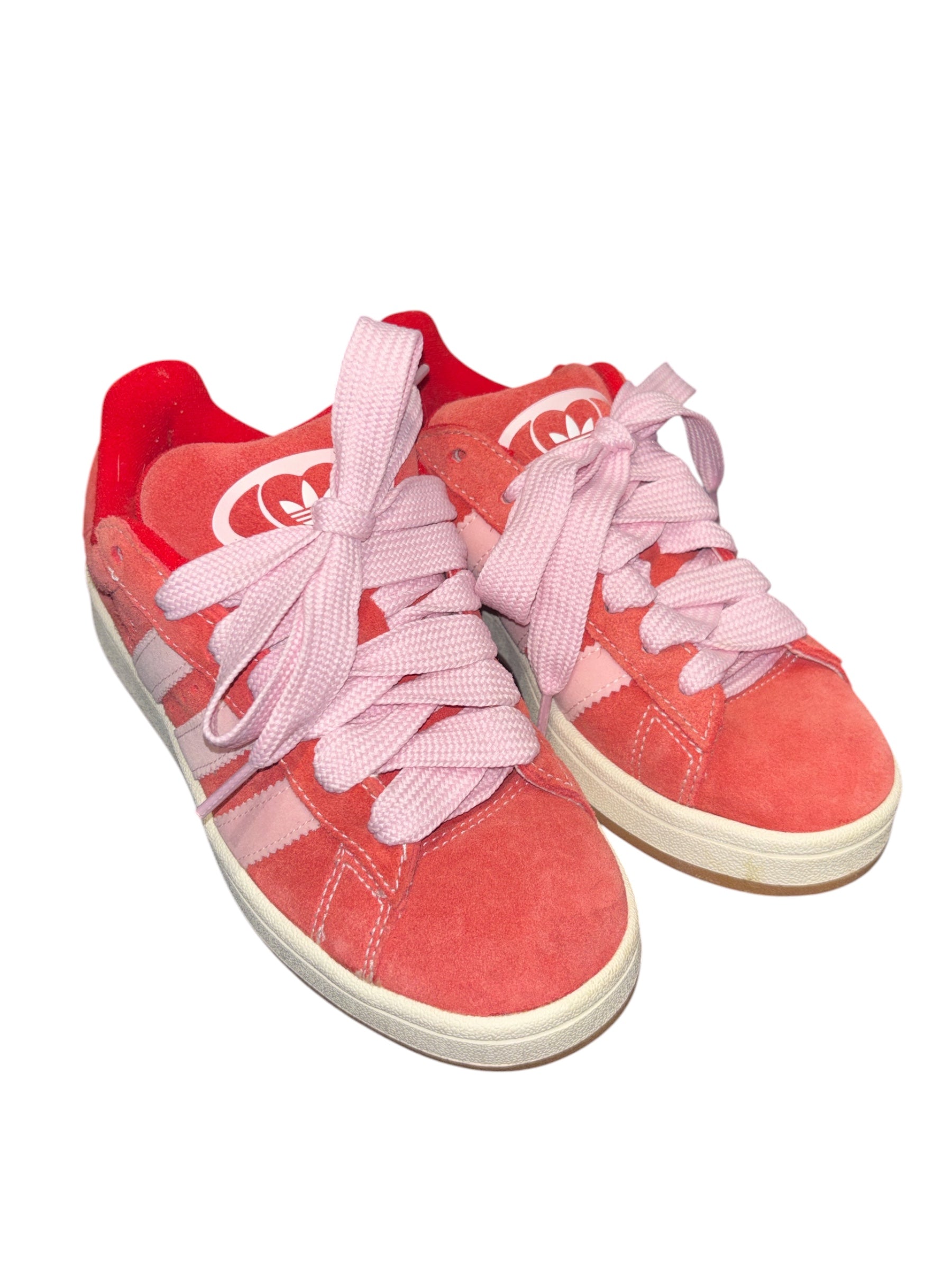 red pink adidas chunky sneakers, 4