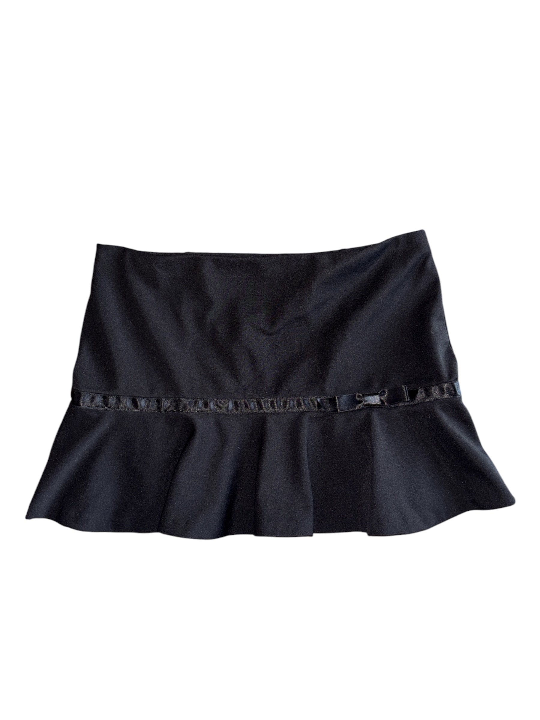 black express dropwaist bow skirt, m