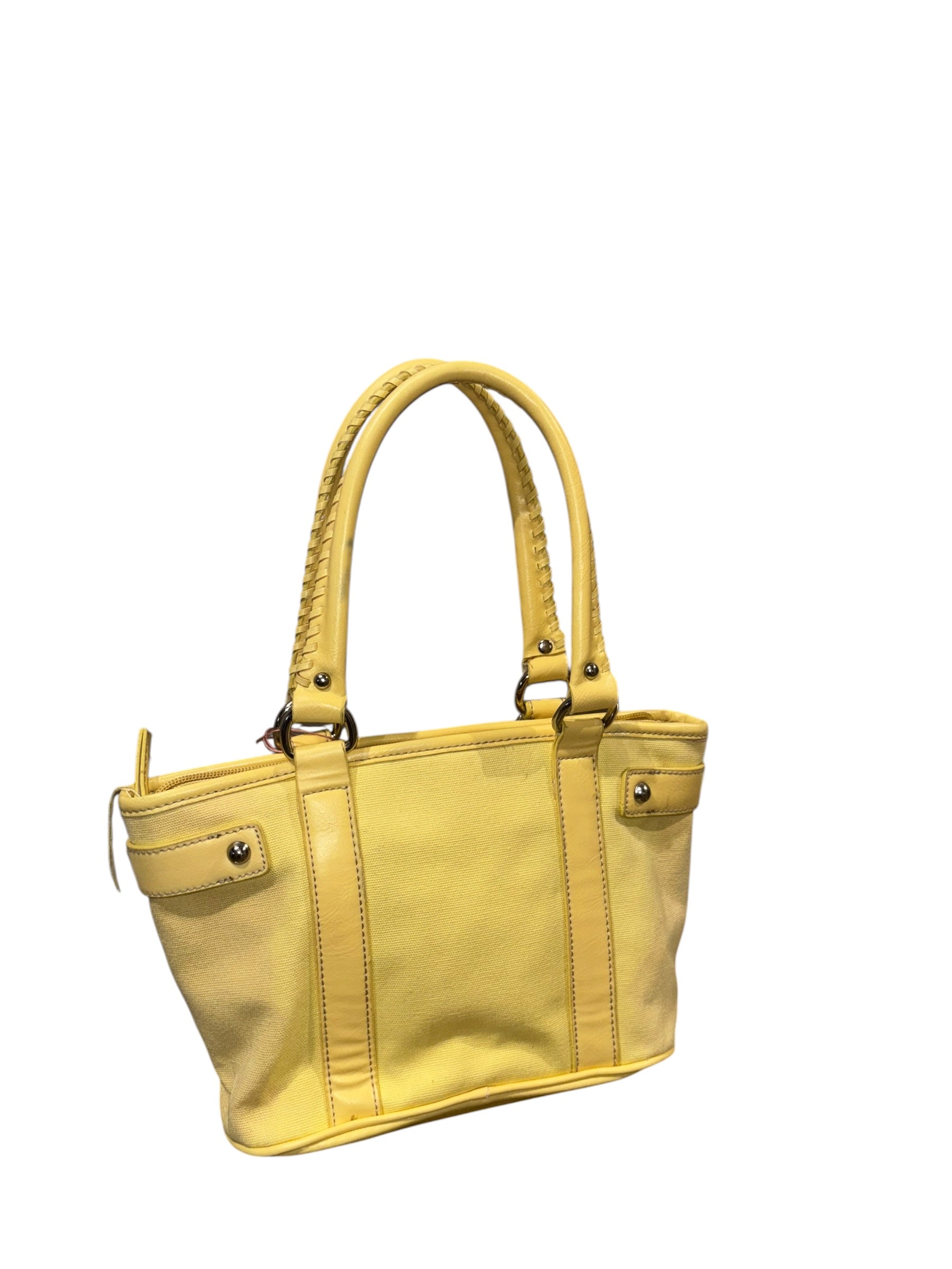yellow st johns bay cutie bag w buckle
