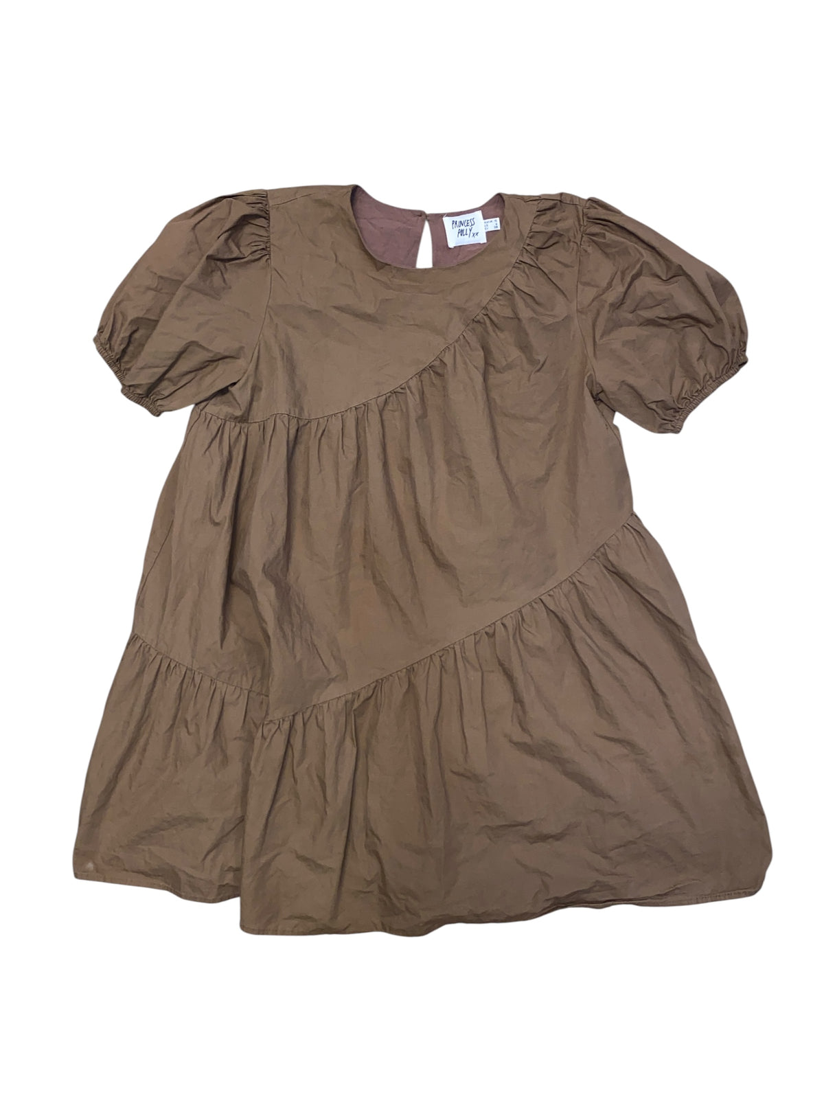 brown princess polly lines babydoll dress, 6