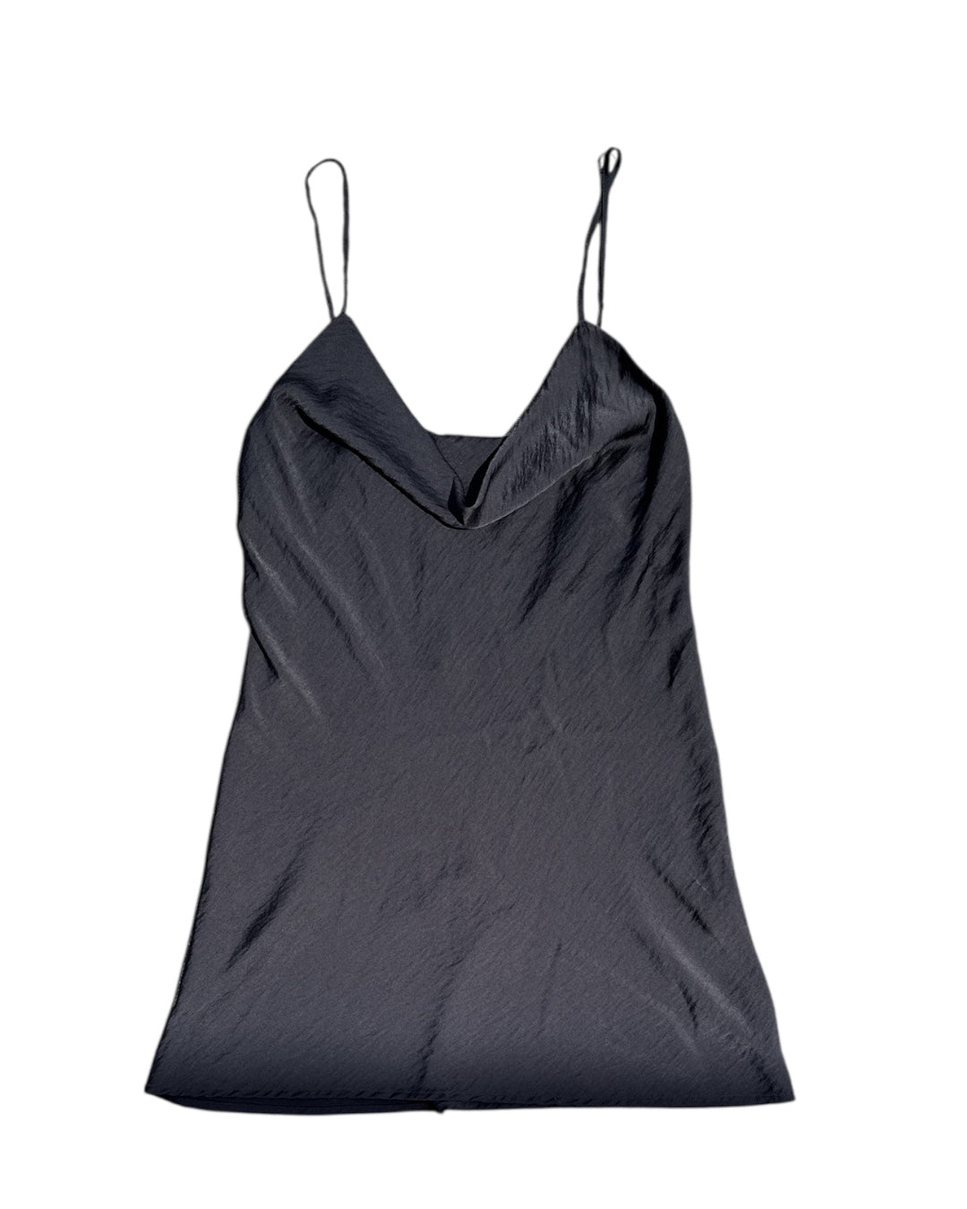 L Forever 21 Mini satin cowl neck dress