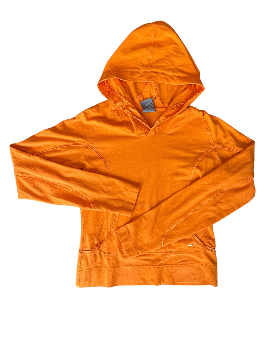 Orange Nike Athletic hoodie, M