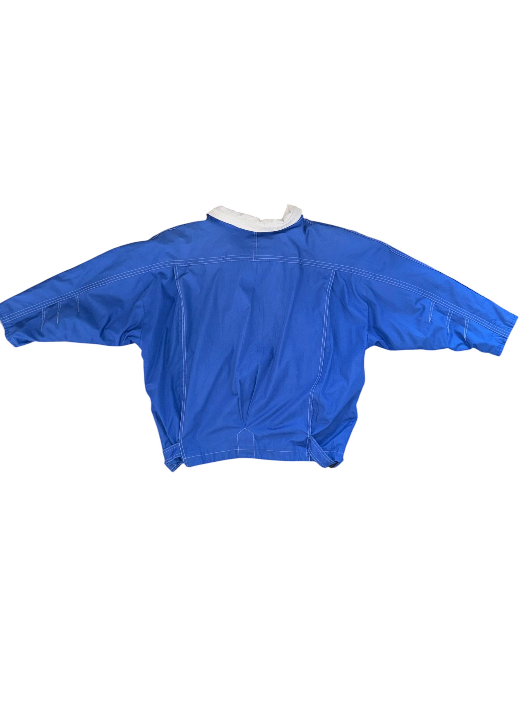 blue pacer vtg bomber jacket, s