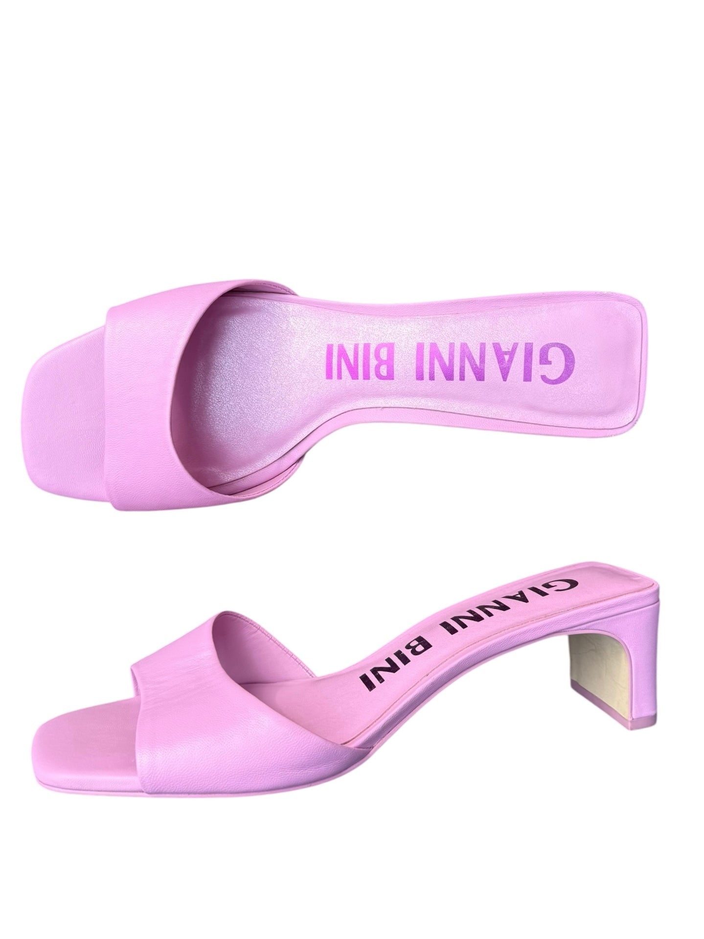 pink gianni bini kitten heels, 9.5