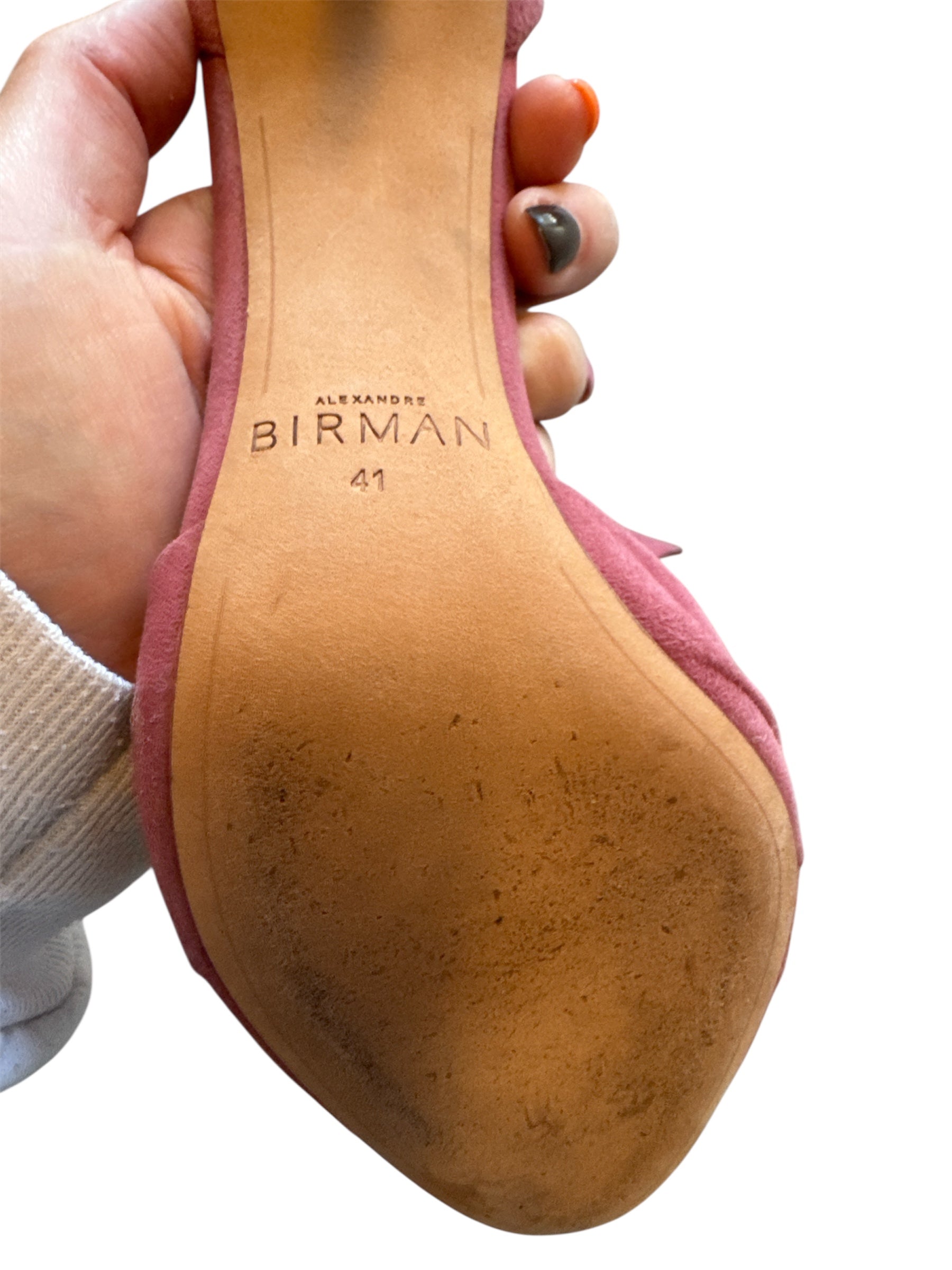 Mauve Alexandre birman Bow heels, 41 (fits like 9.5 women’s)
