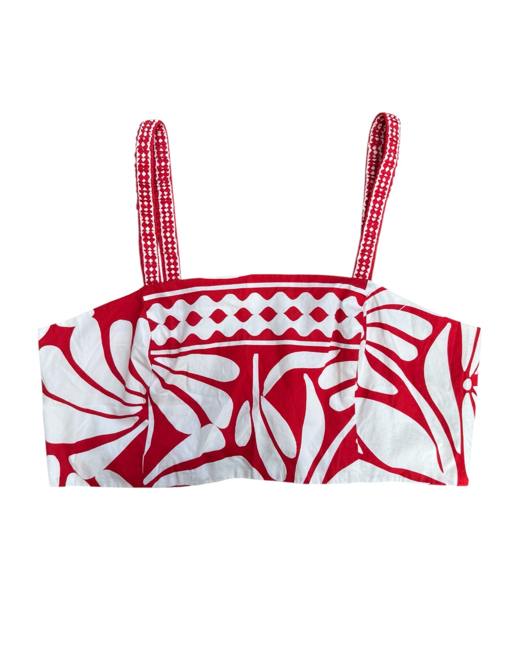red & white hm tribal print, XL