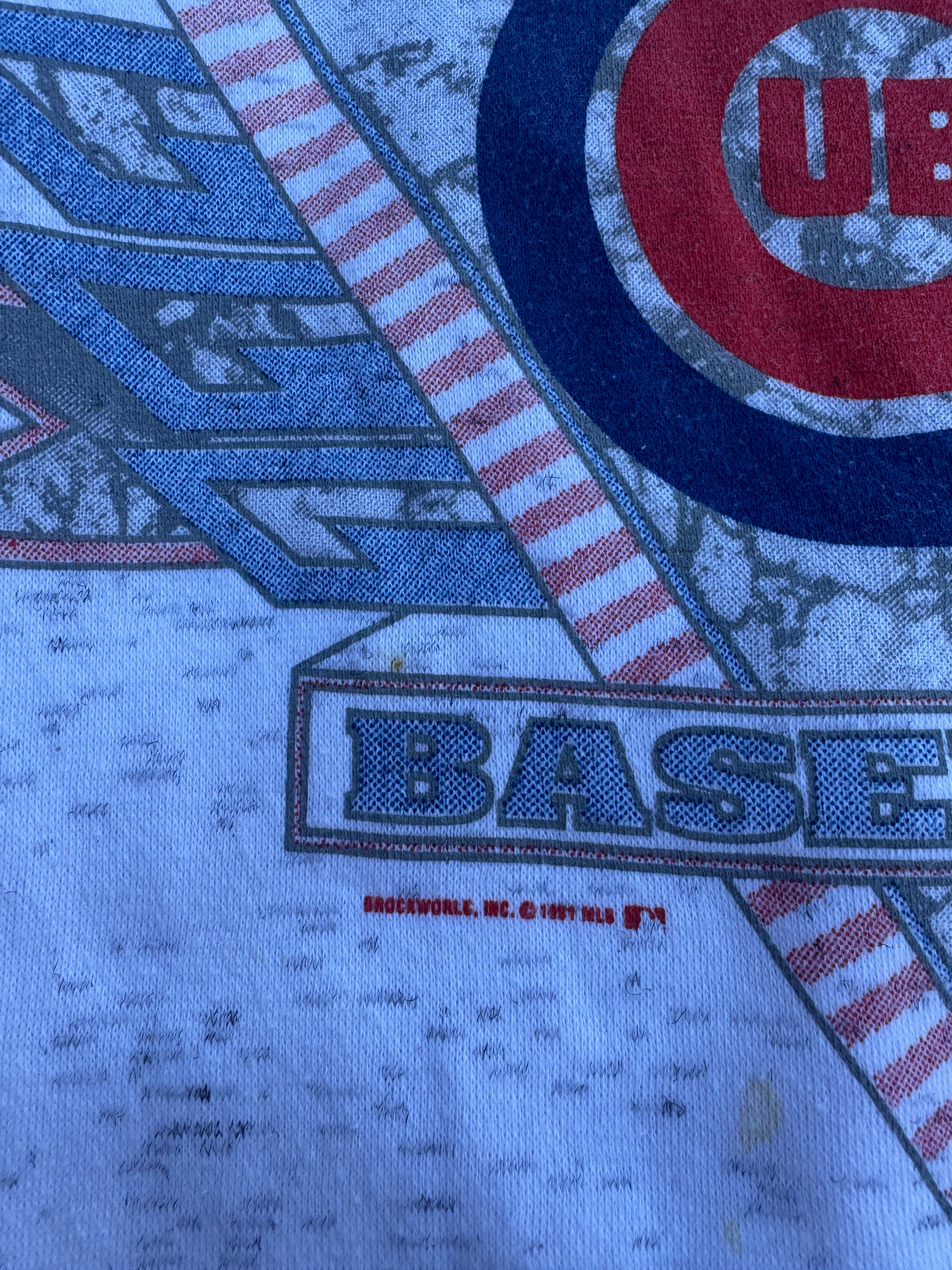 grey swingster 1991 cubs crewneck, s