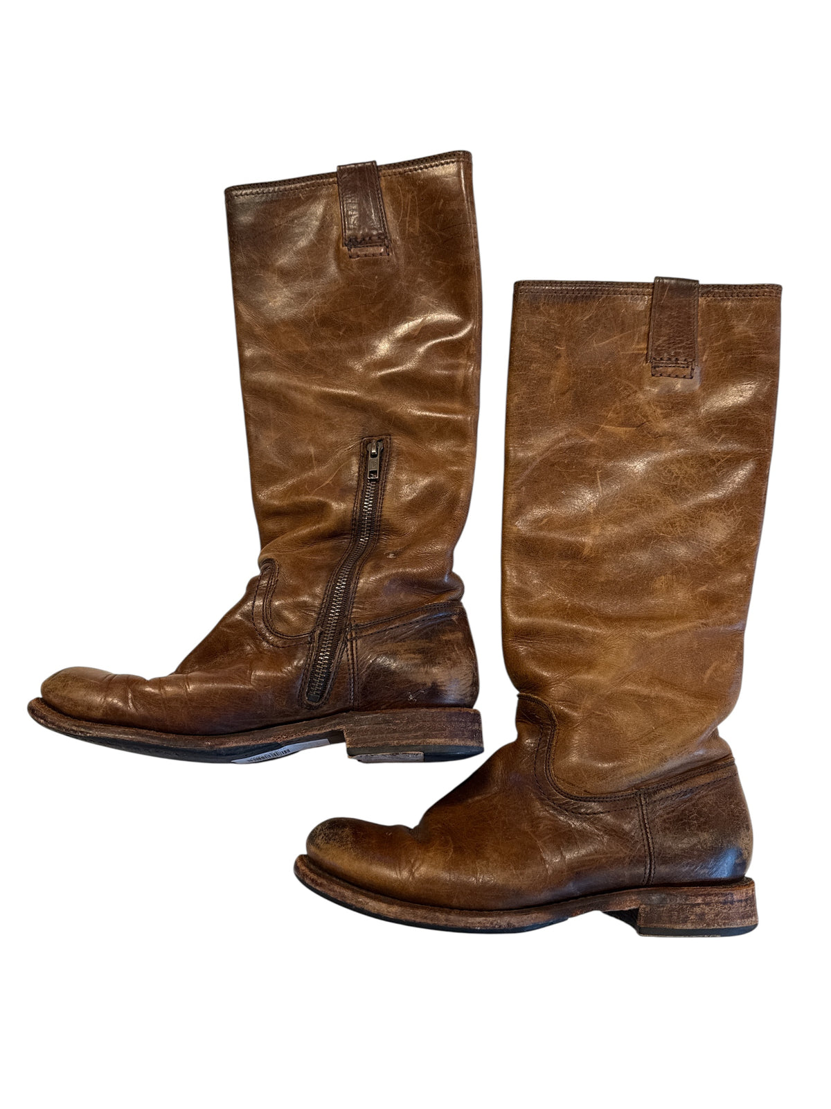 Brown Frye Leather riding boots, 8