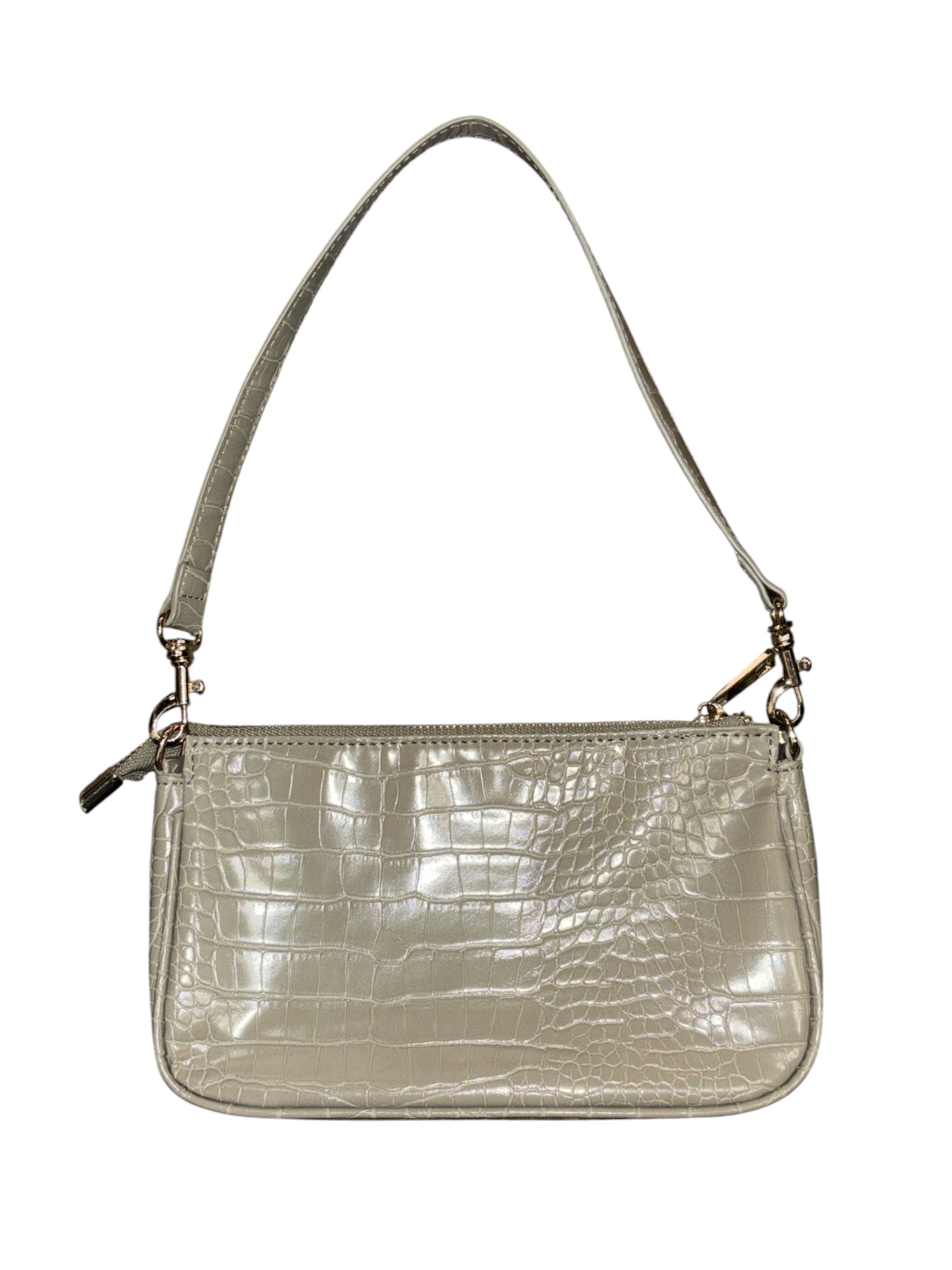 green billini croc shoulder bag