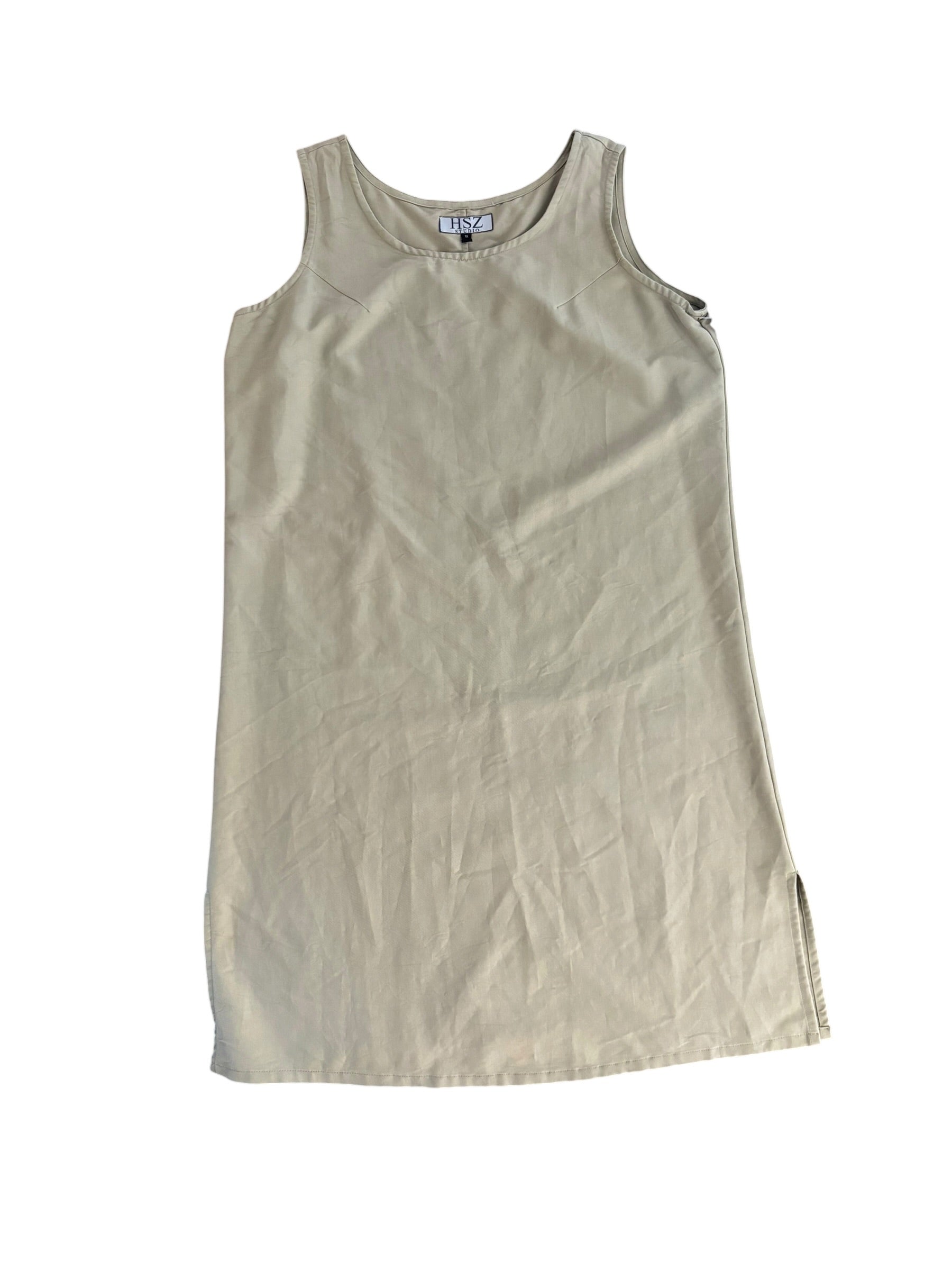 green hsz tank midi dress, 1x