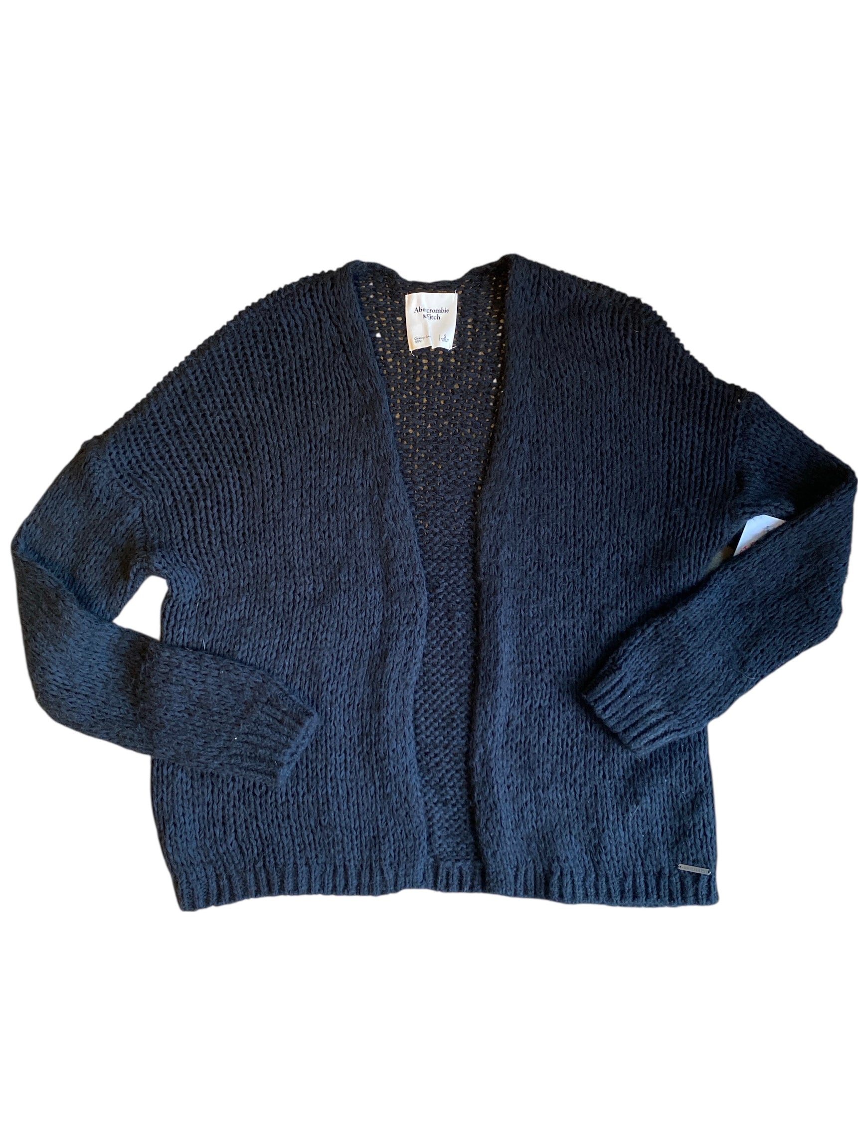 Black Abercrombie & Fitch Loose knit cardi, Small