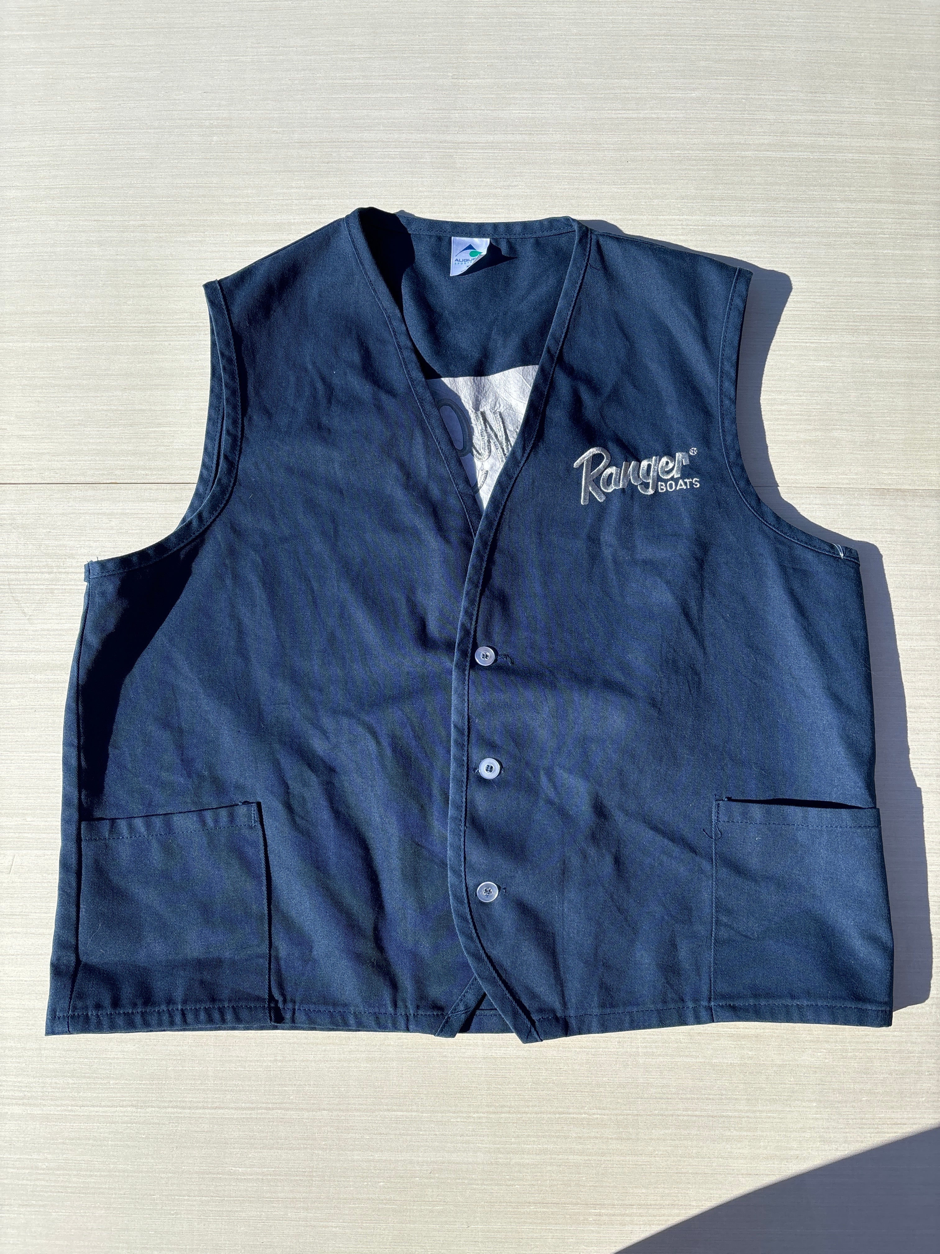 navy augusta ranger boats vest, xl