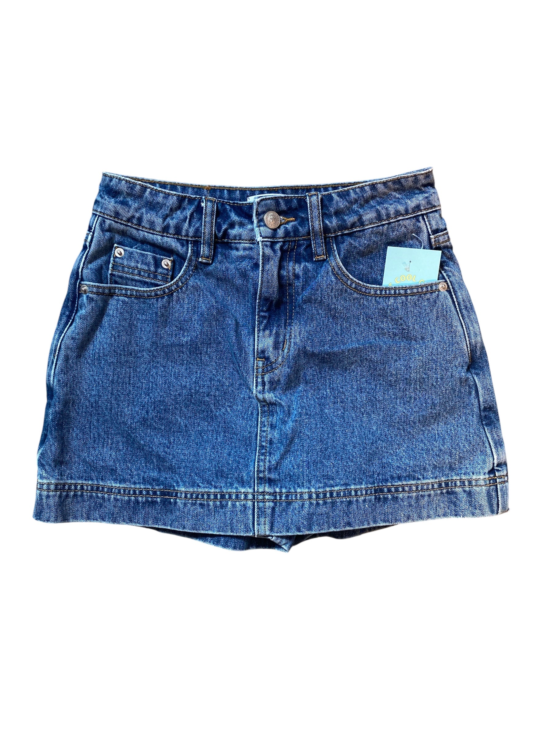 Blue Princess Polly Denim mini skirt, 0