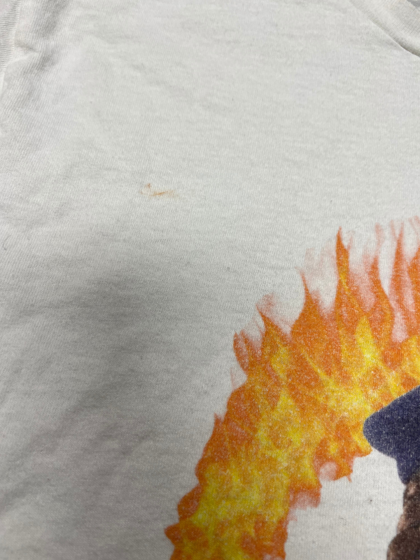 white Gildan Molly x Taylor collab tee, M