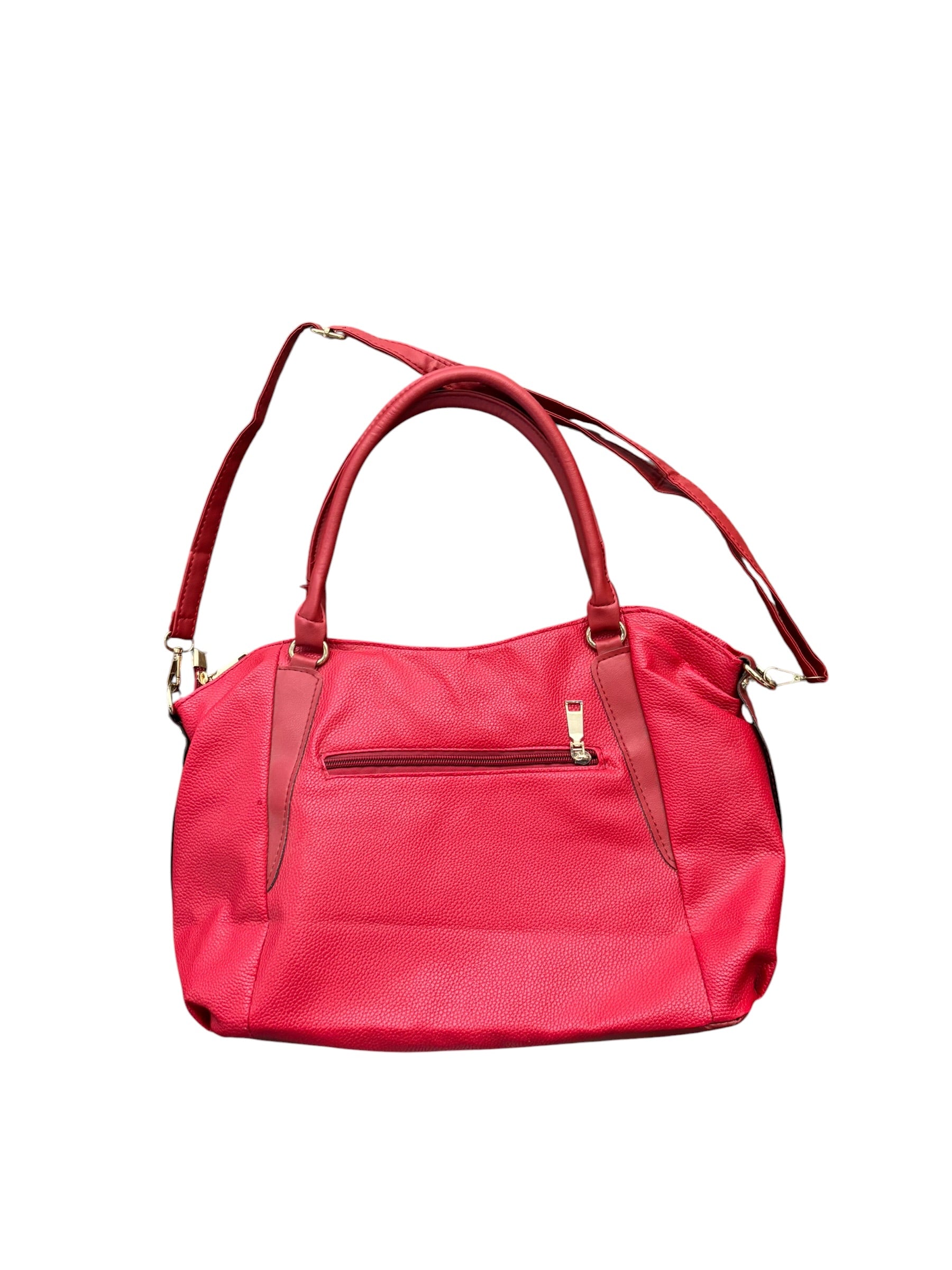 red handbag