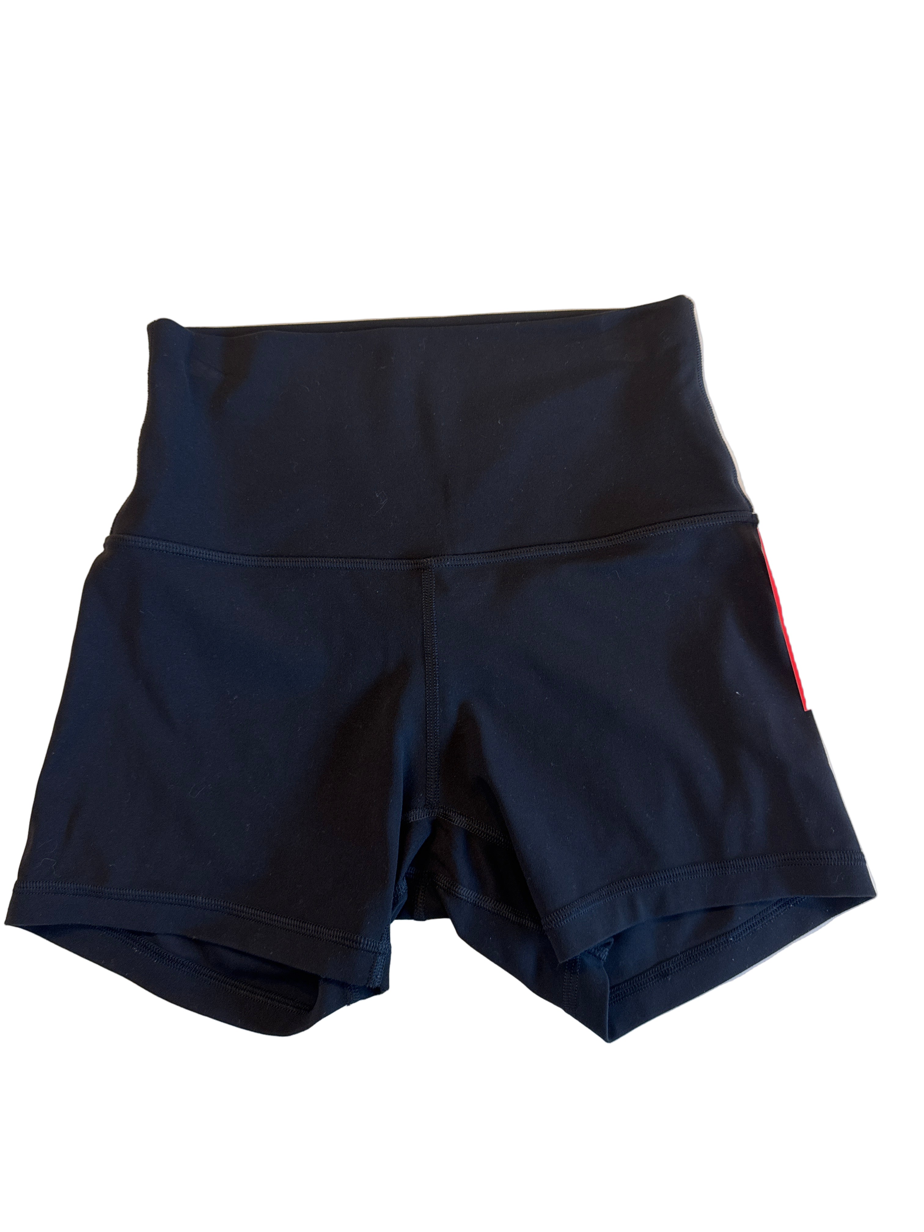 Black Lululemon Mini workout short, 4