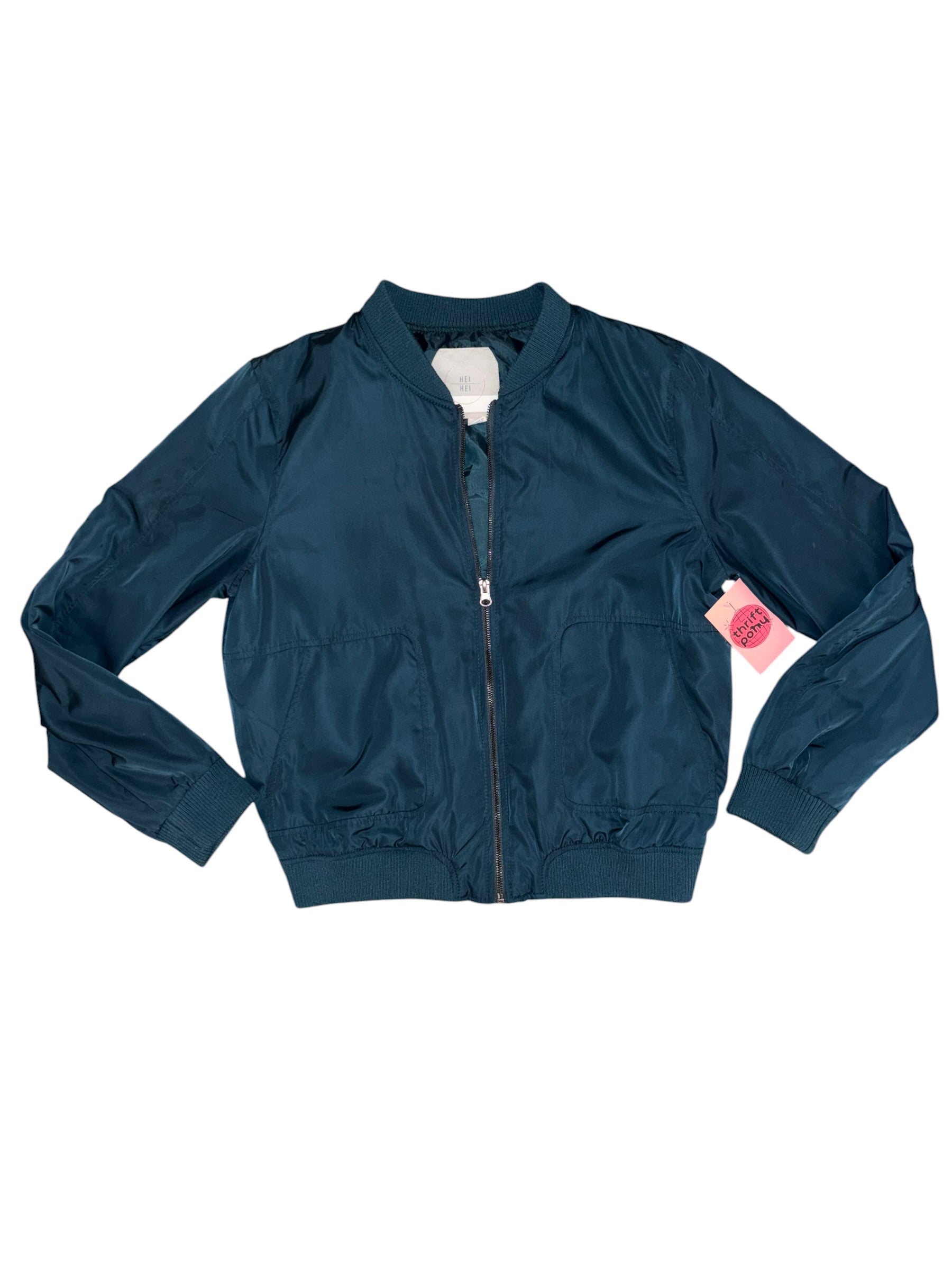 dark green hei hei bomber jacket, m