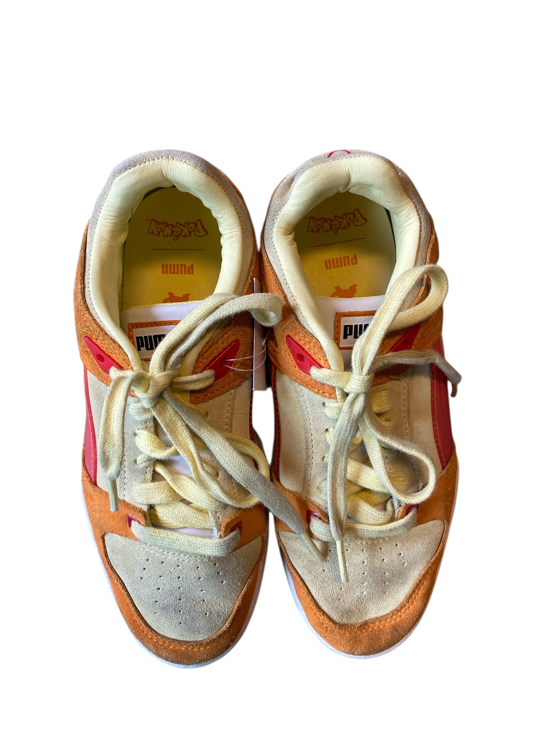 Orange Puma Pokémon shoes, 6.5 womens