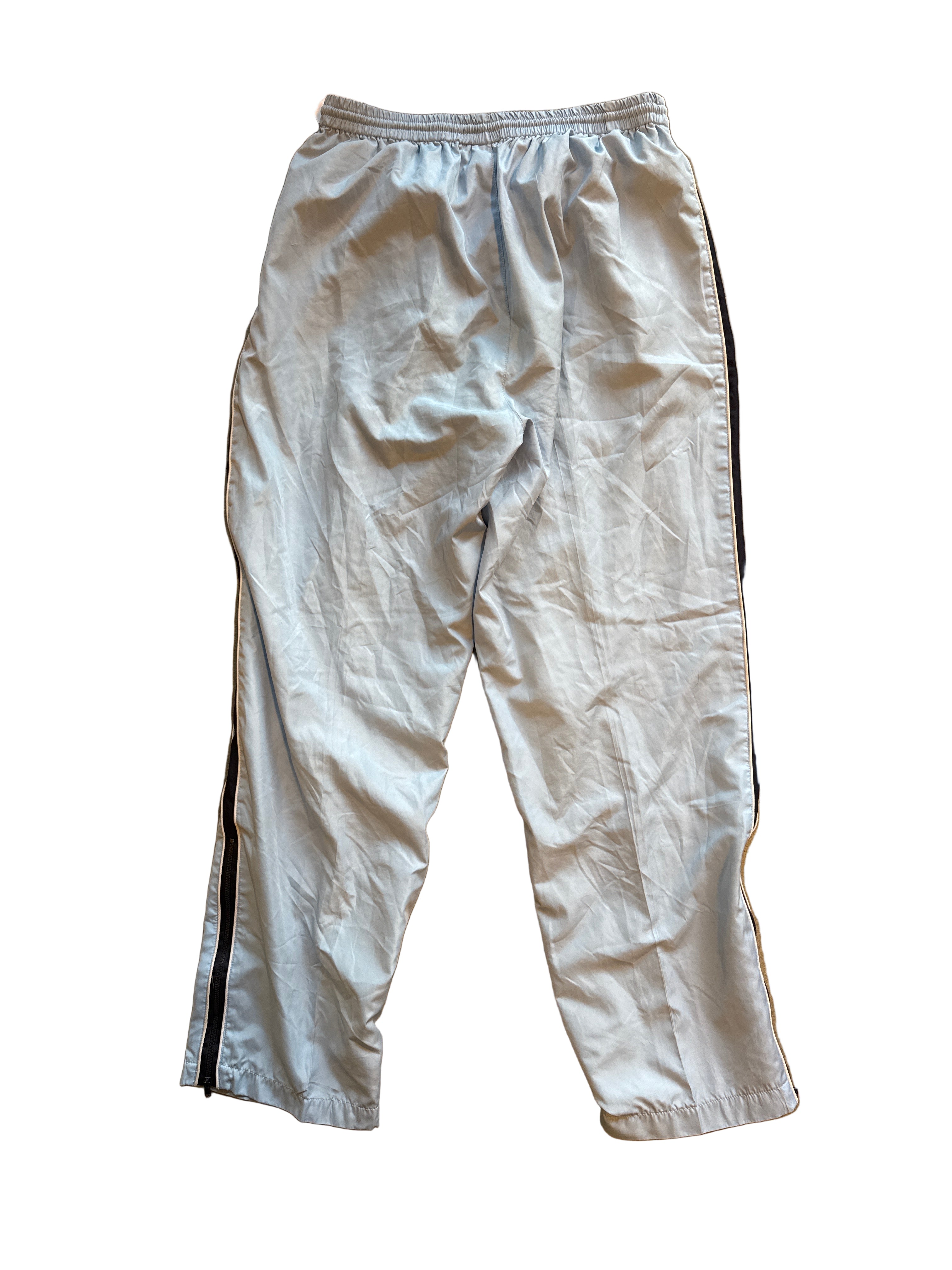 blue fuda swishy pants, m