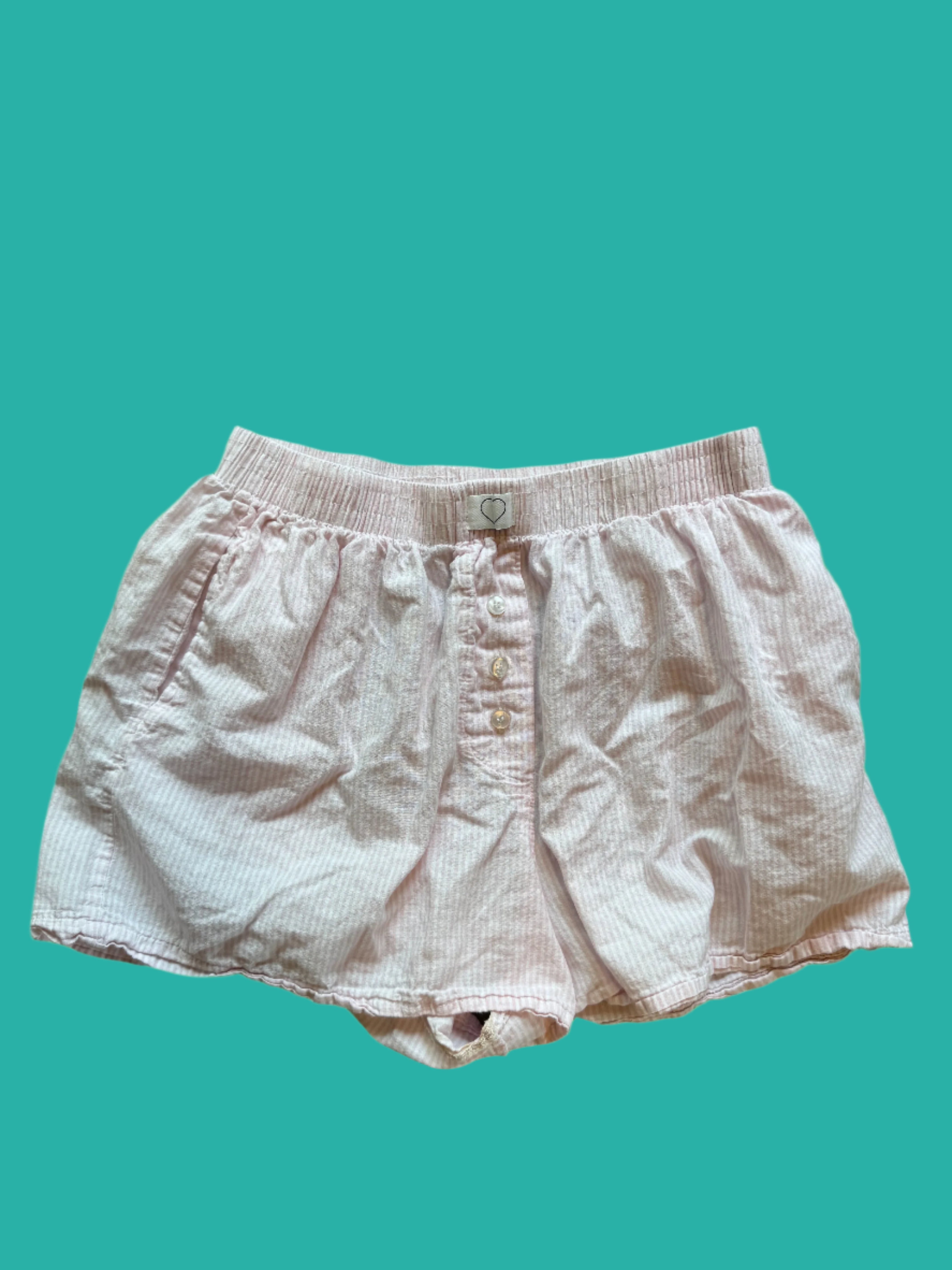 Pink Urban rebel Striped boxers, L