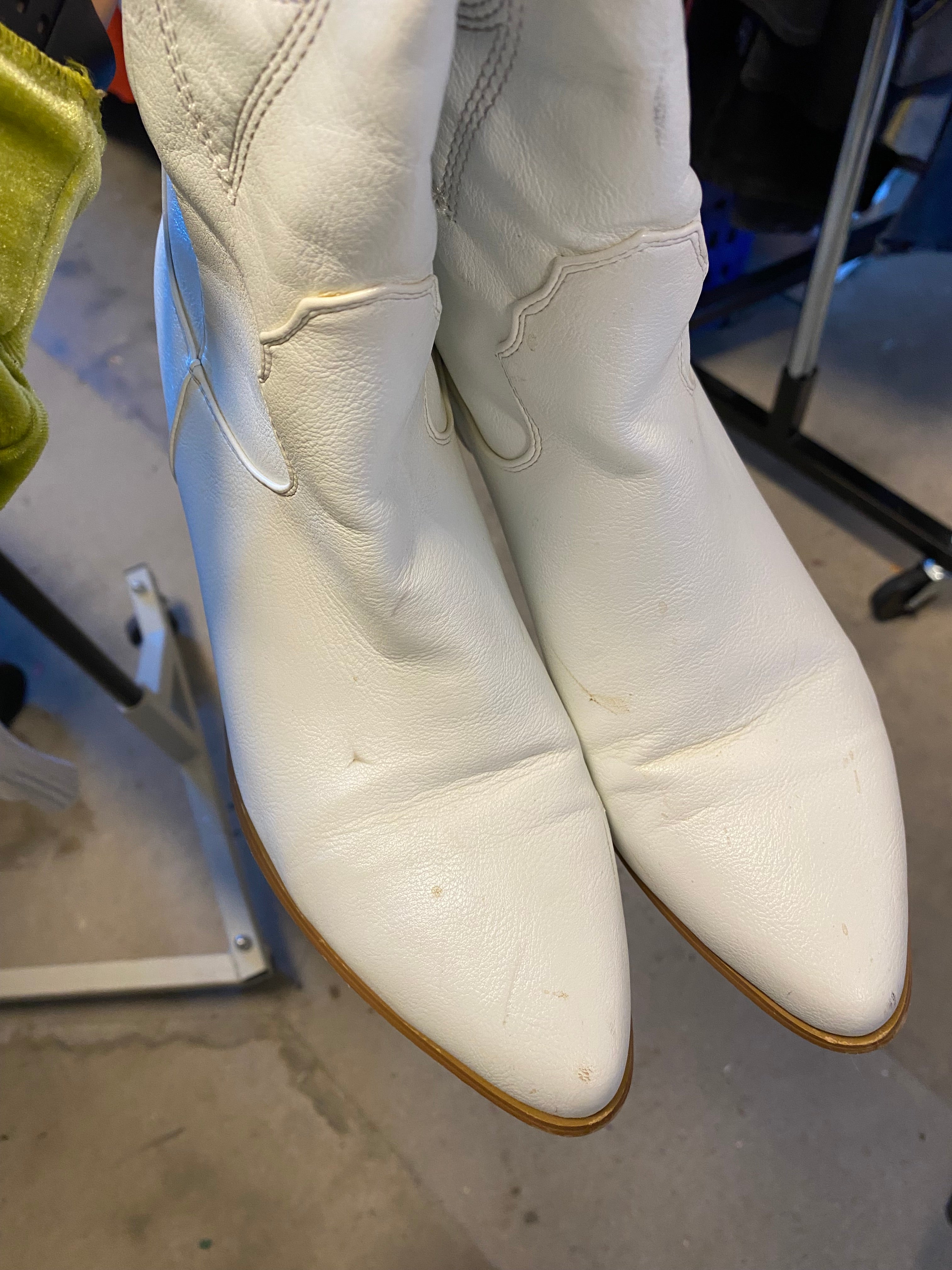 White Billini Tall cowgirl boots, 9