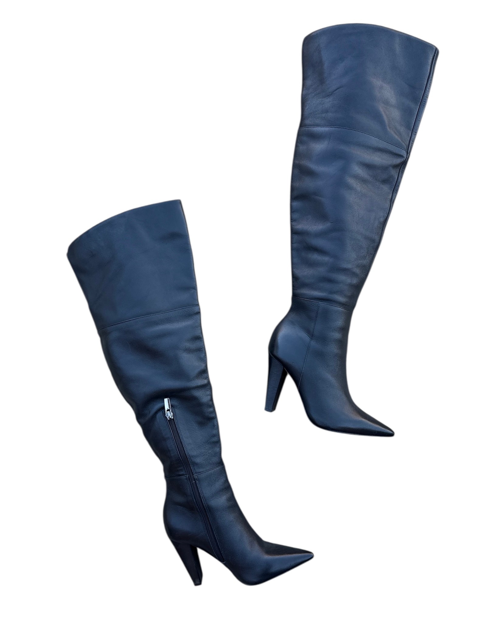 black vince camuto tall boots, 6