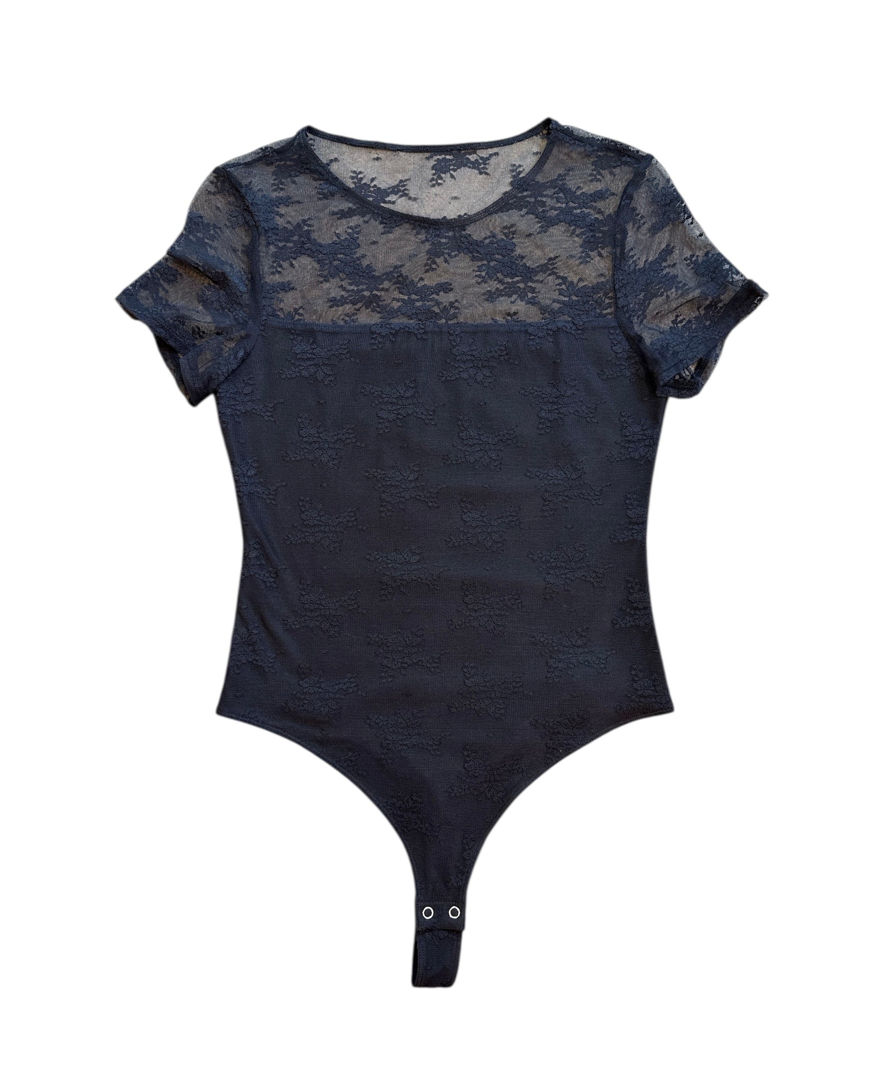 black pinkmstyle nwt lace bodysuit, m