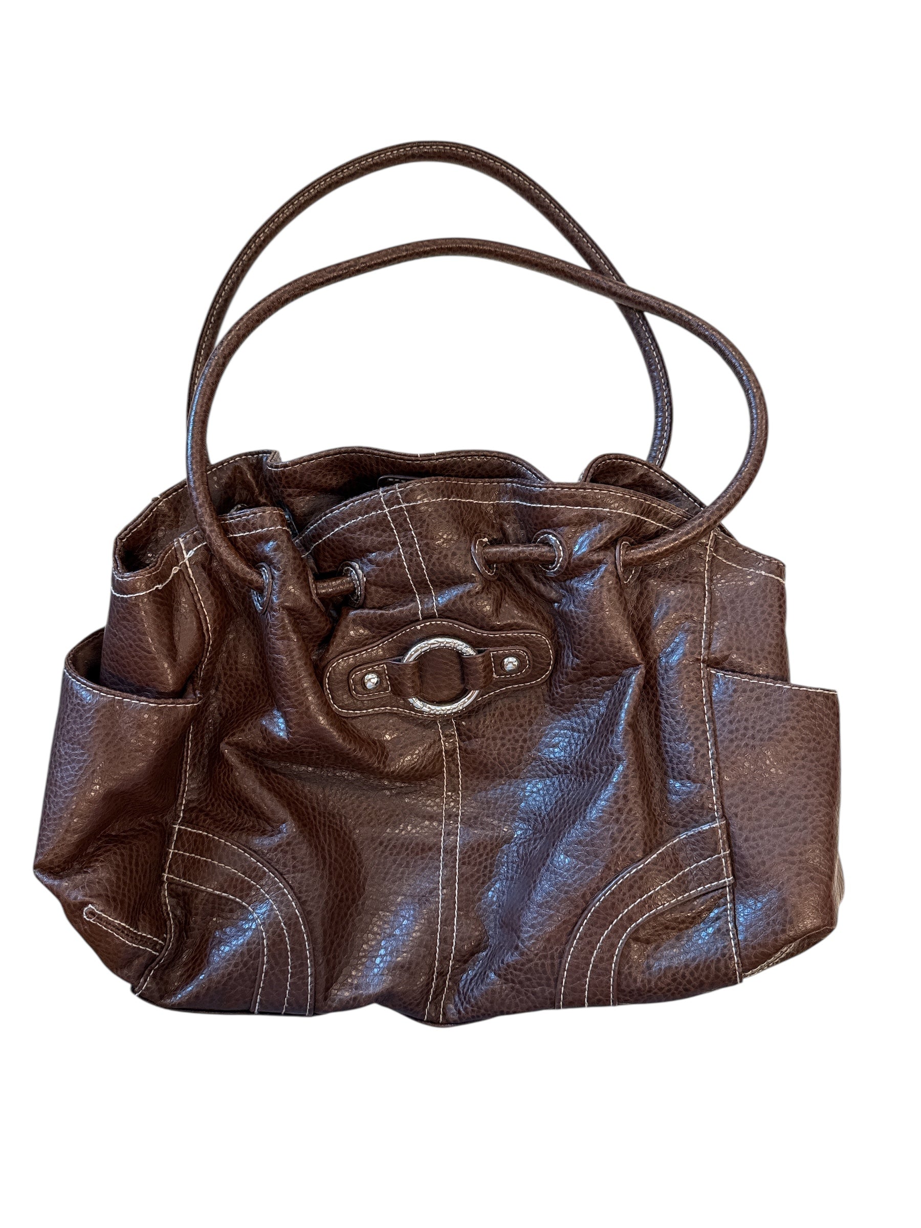 Brown  Pleather bag