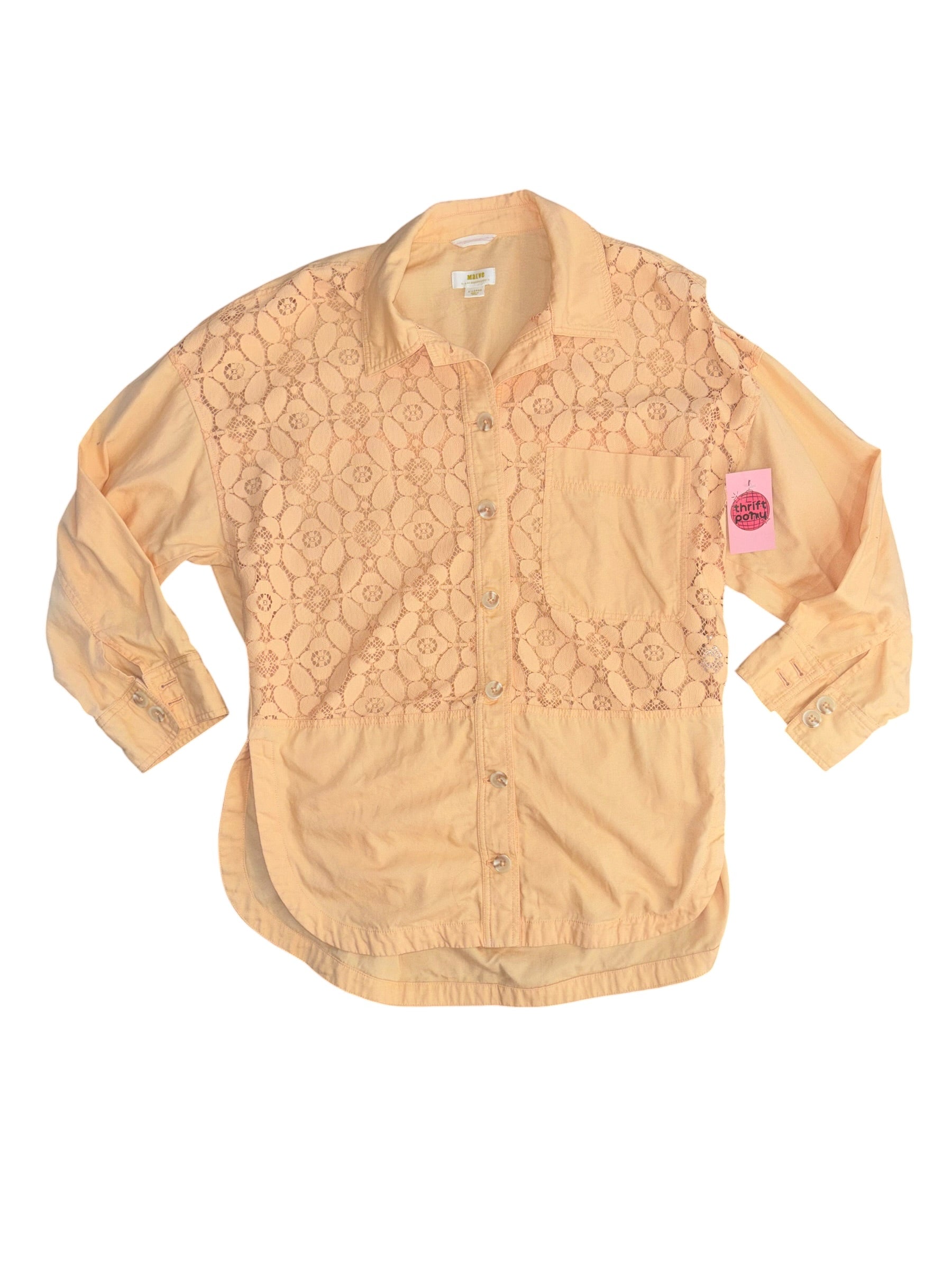 orange maeve tunic jacket, xl