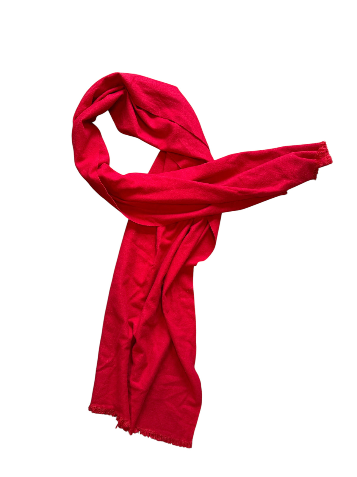 red fraas fringe pashmina
