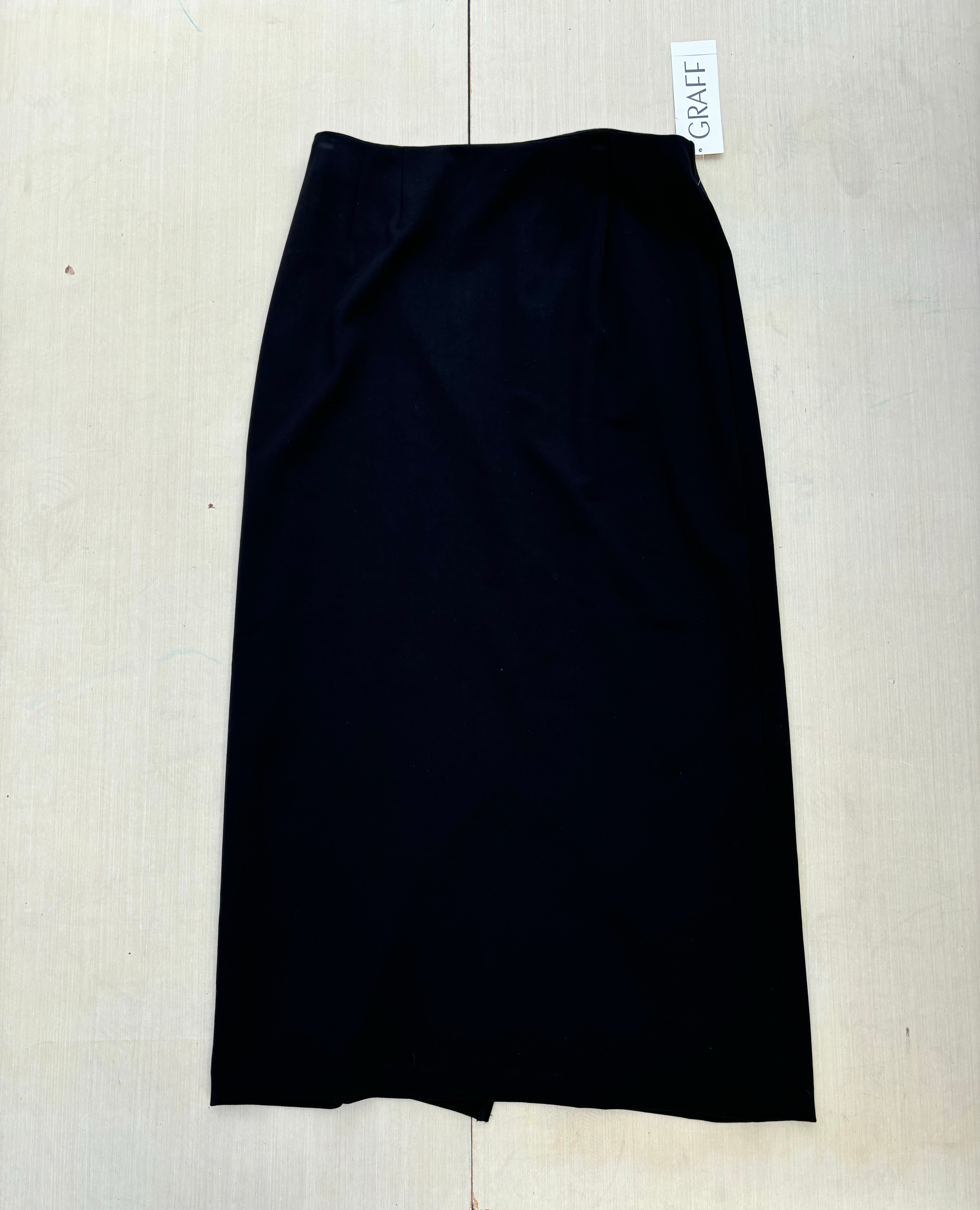 black graff DEADSTOCK long skirt, 12