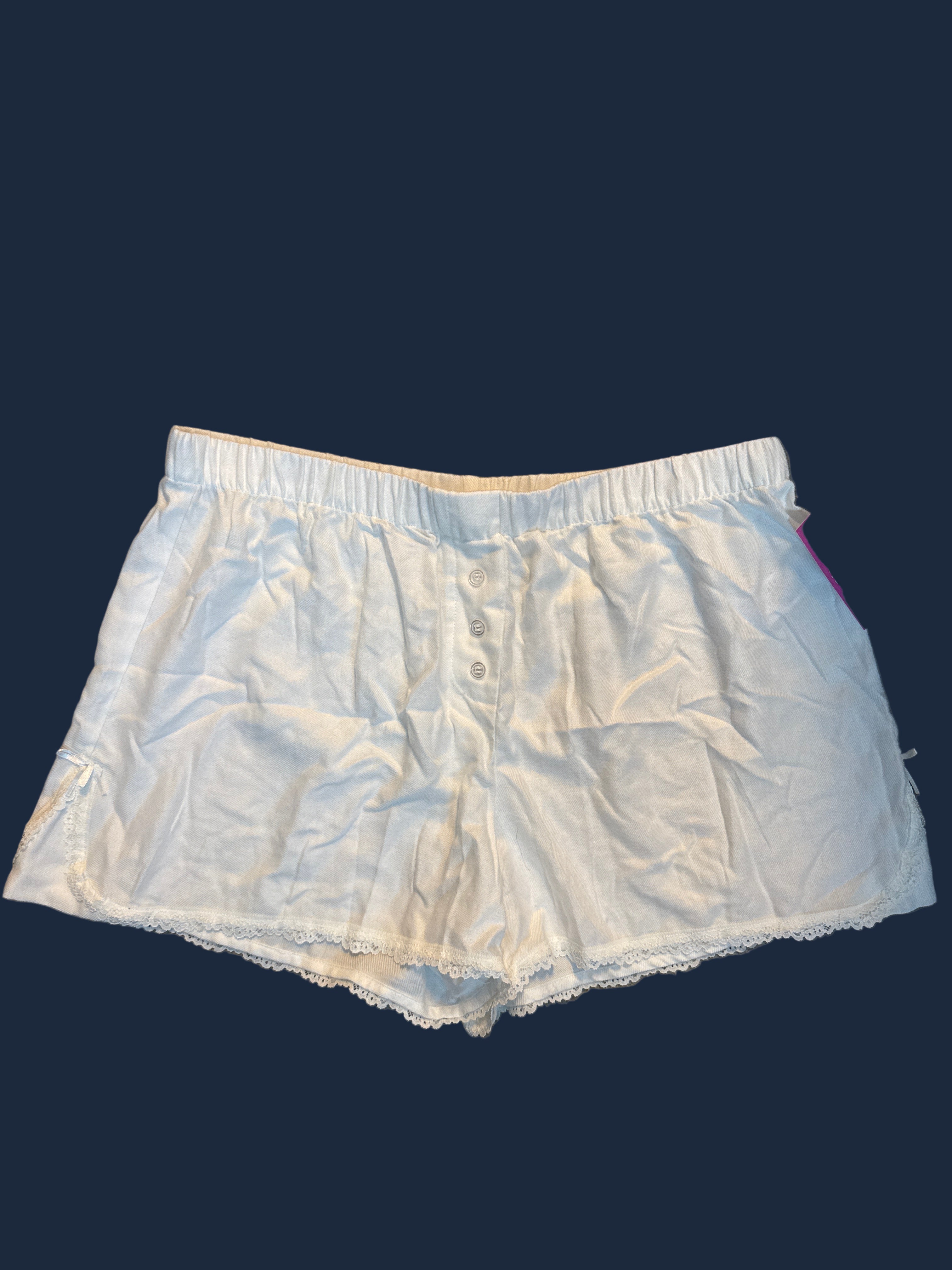white h/g little shorts, xl