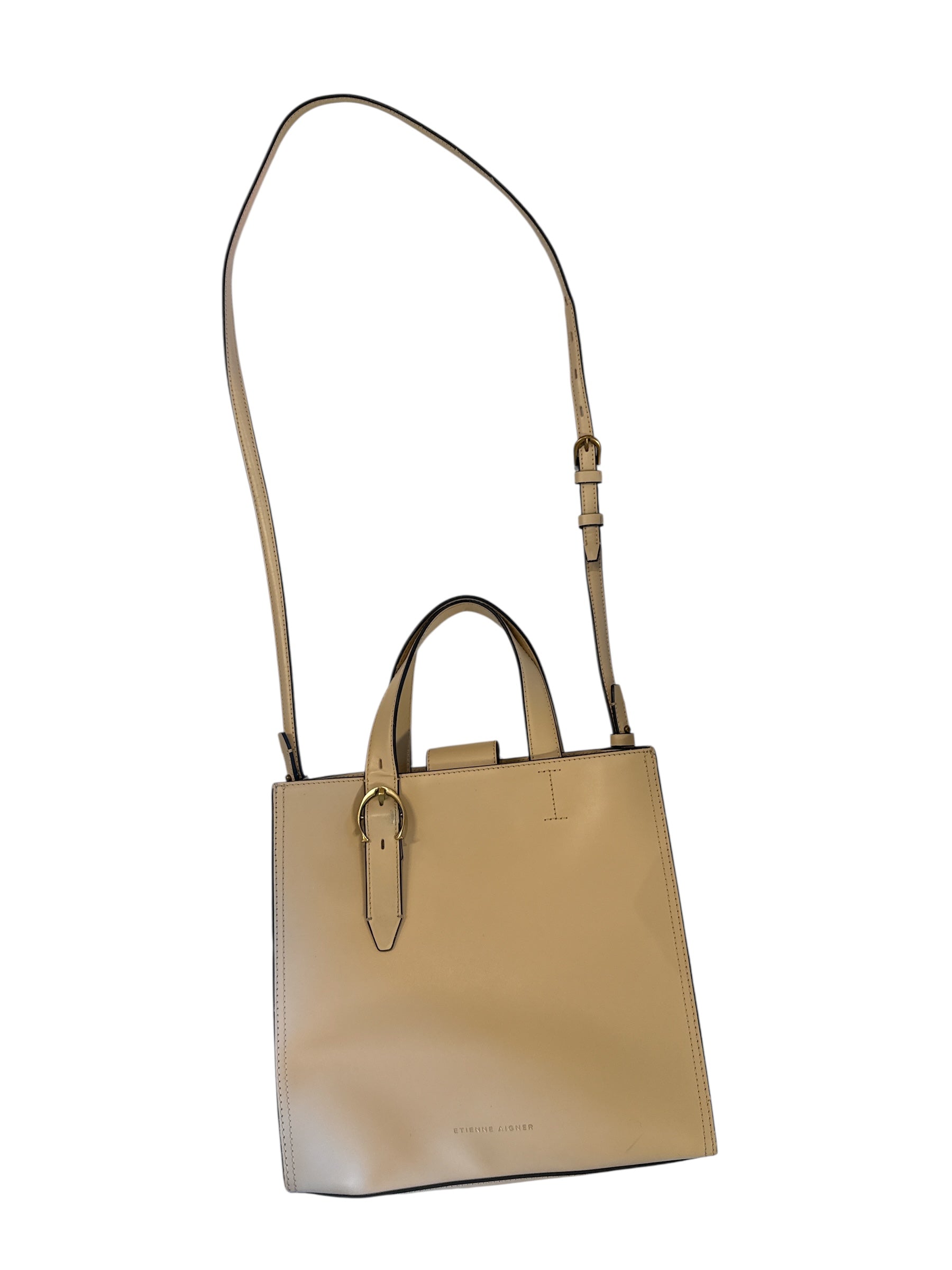 yellow etienne aigner square pocketbook