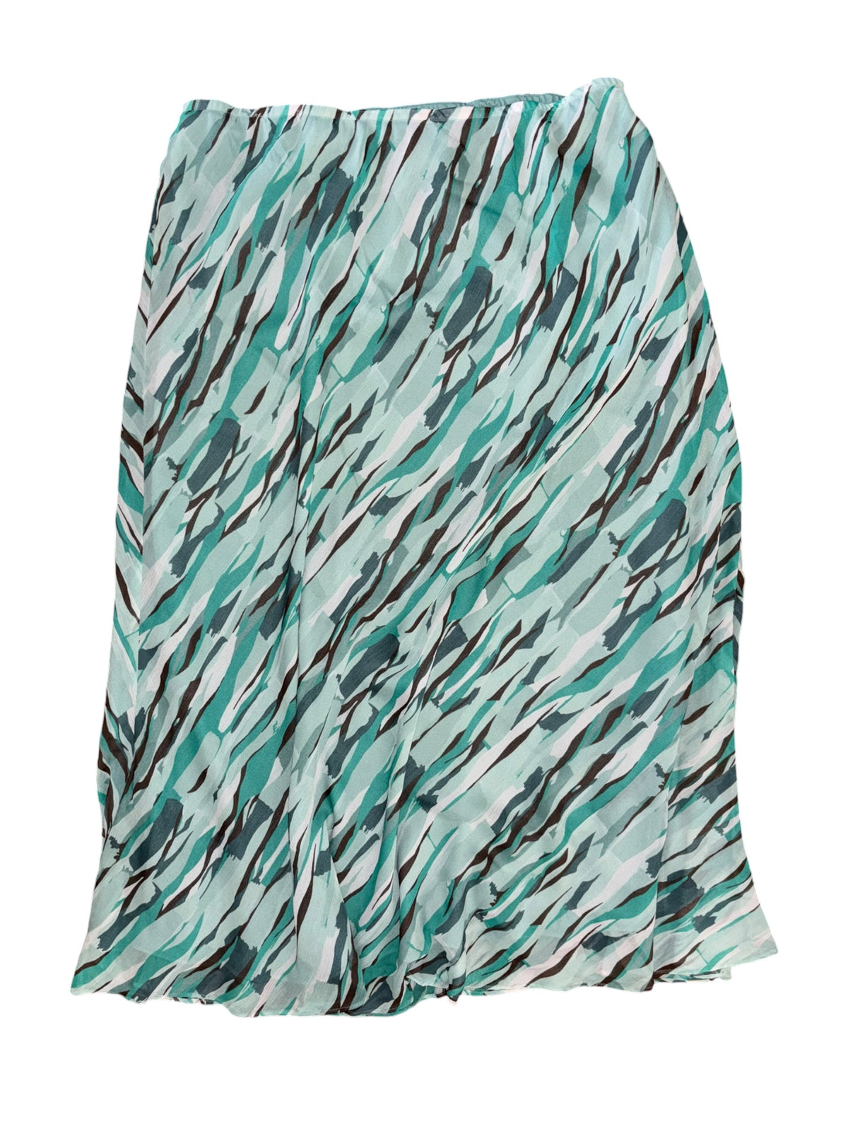 Blue brown Lane bryant Patterned maxi skirt, 18/20