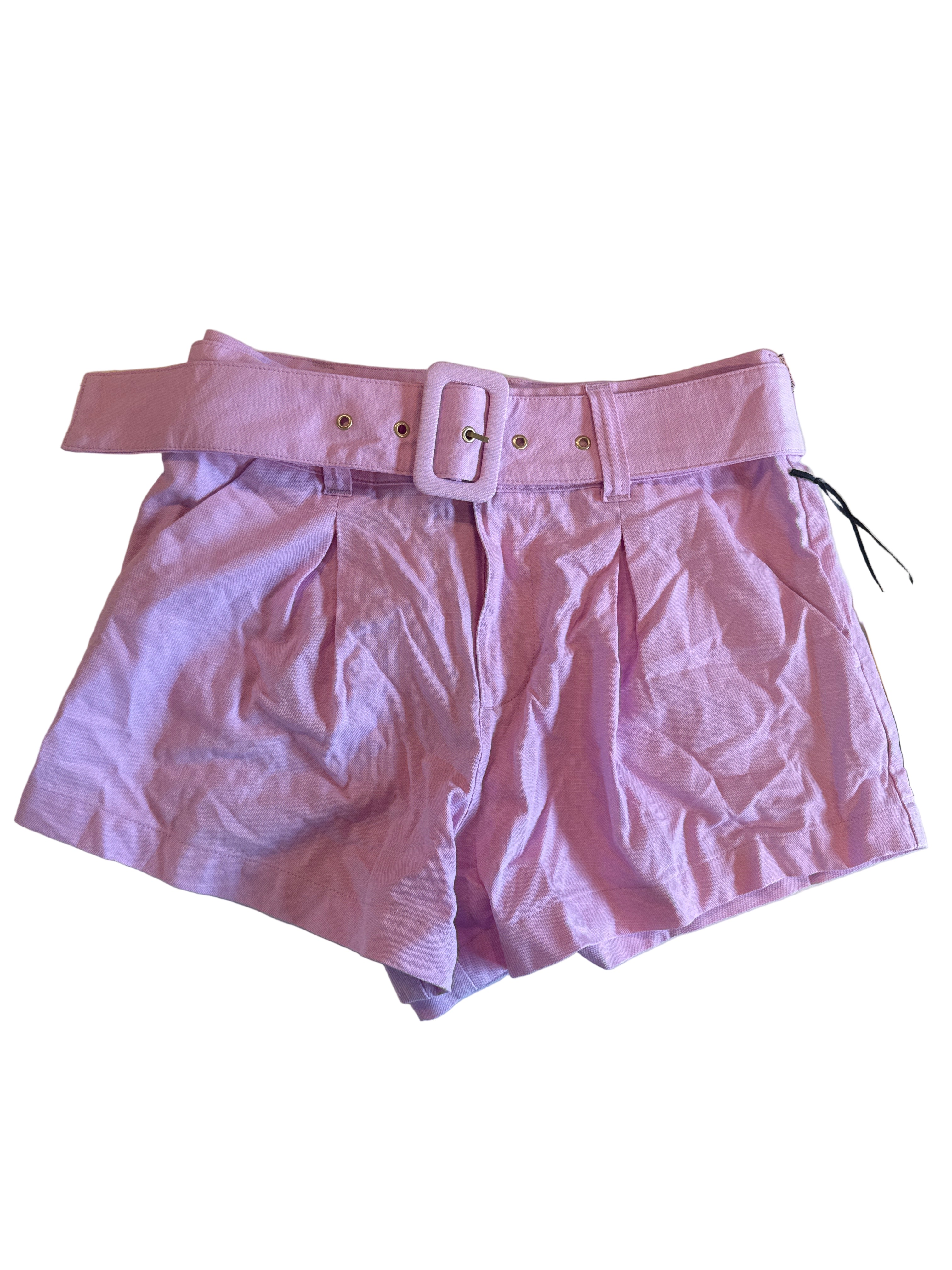 purple future collective nwt shorts w belt, 6