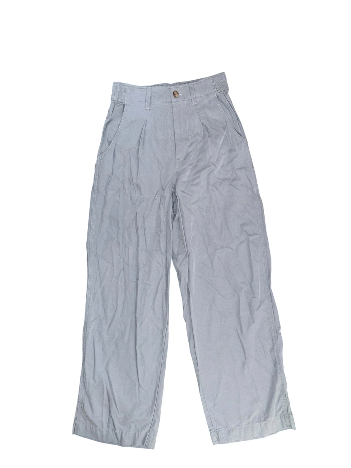 blue madewell wide leg trousers, 2