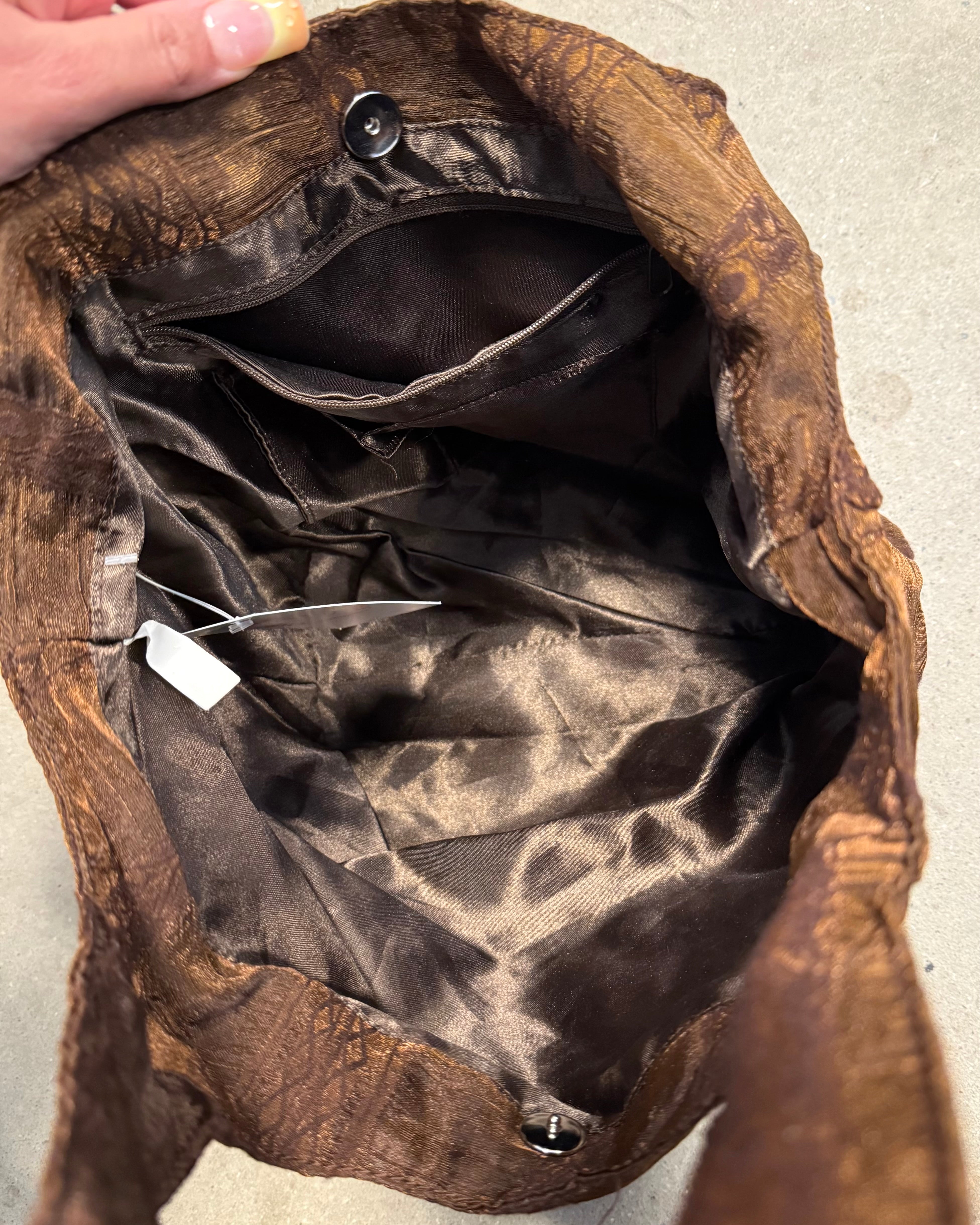 Brown gold  Sequin bag