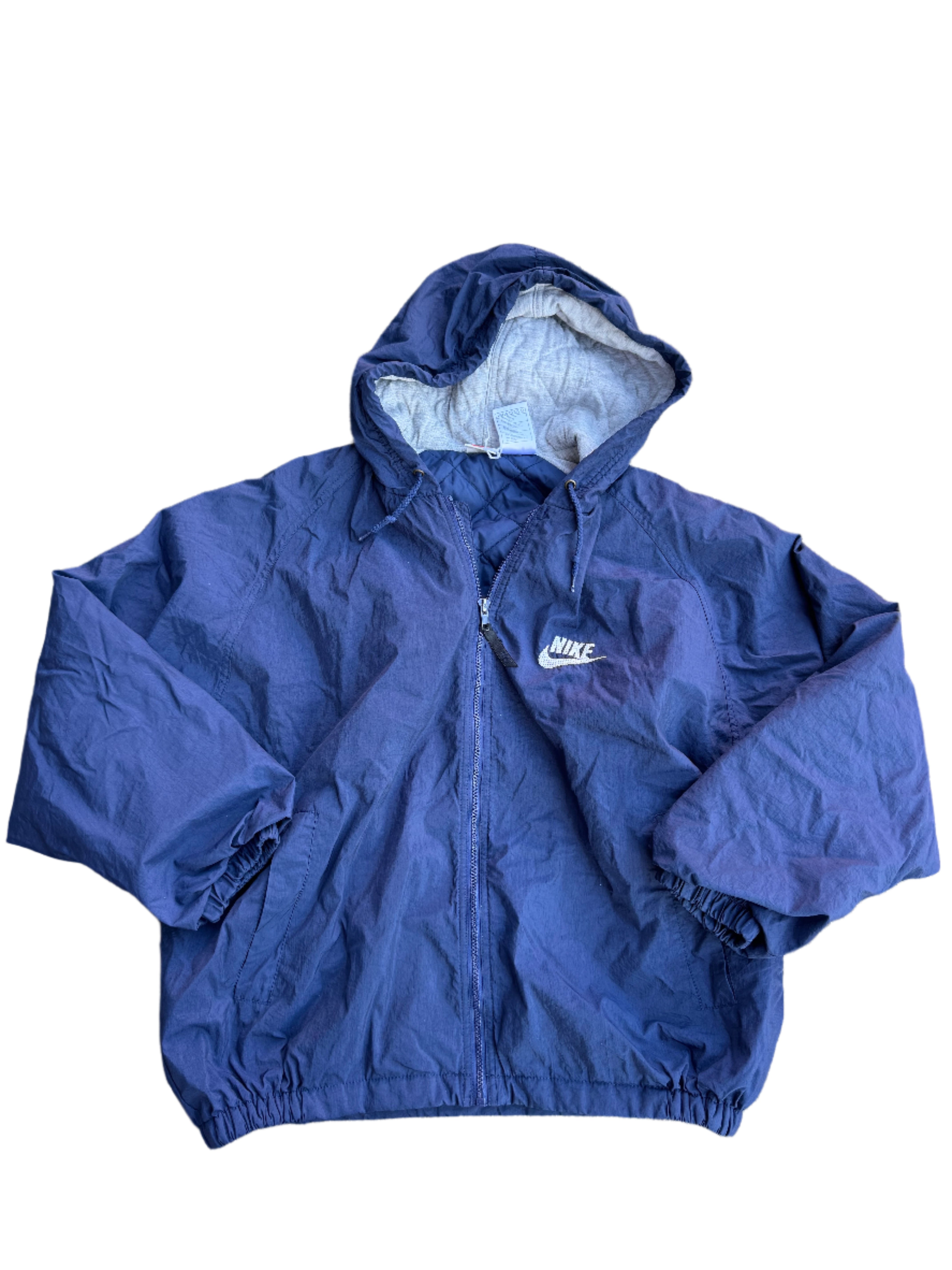 m nike zip up windbreaker