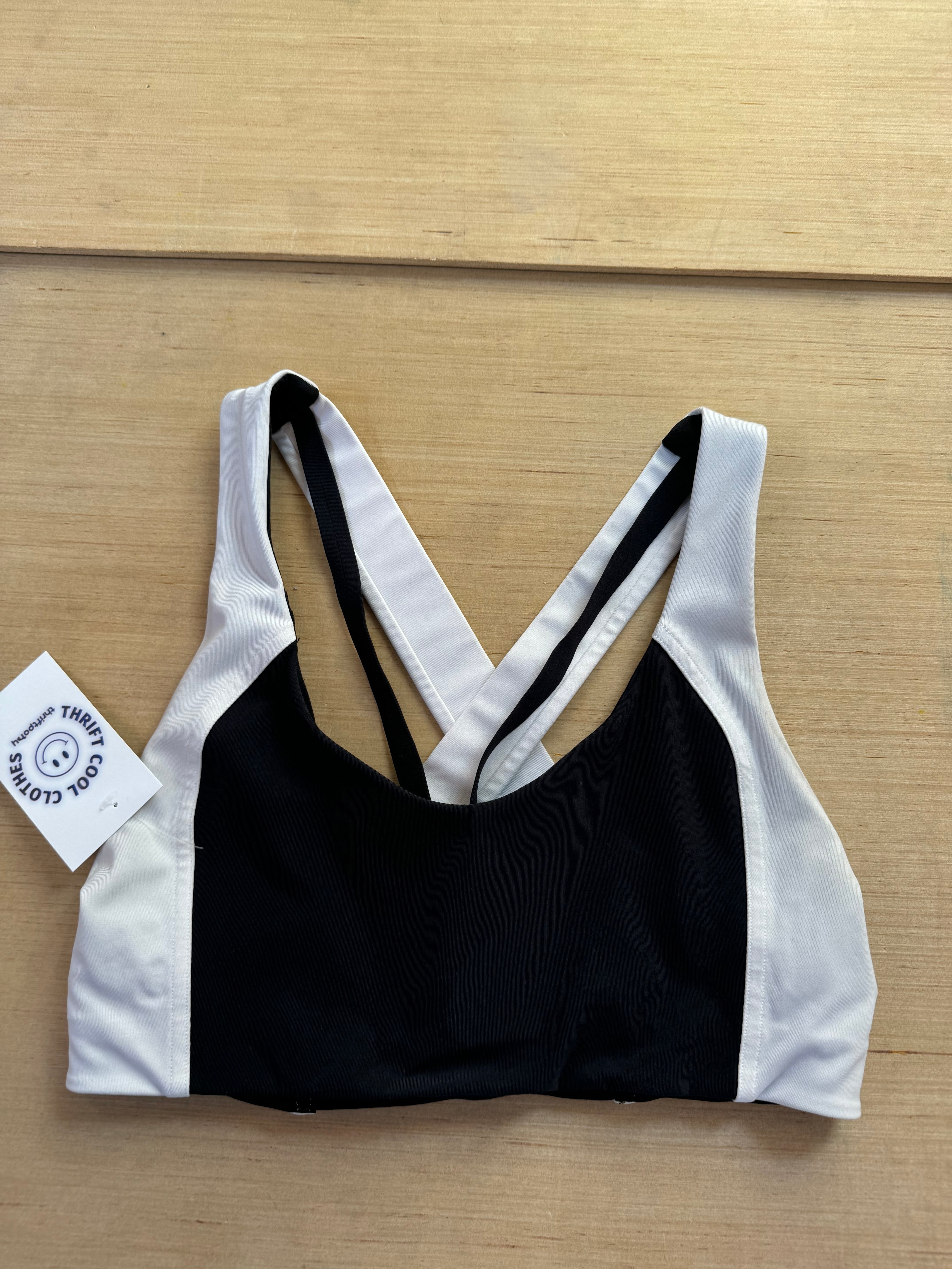 b&w Lululemon Sports bra, m